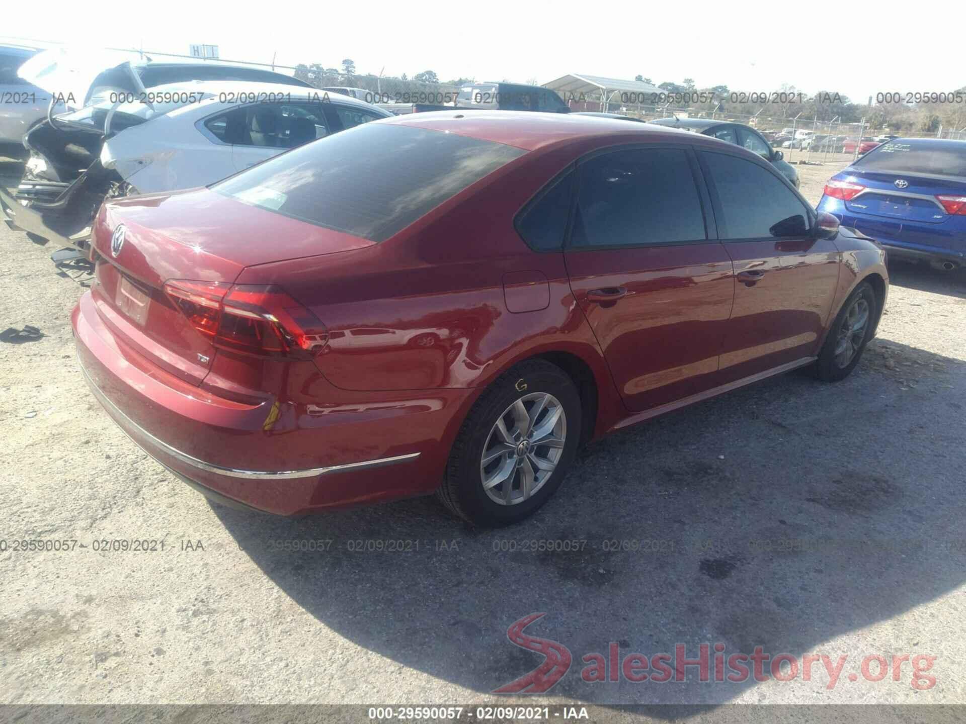 1VWAA7A3XJC043714 2018 VOLKSWAGEN PASSAT