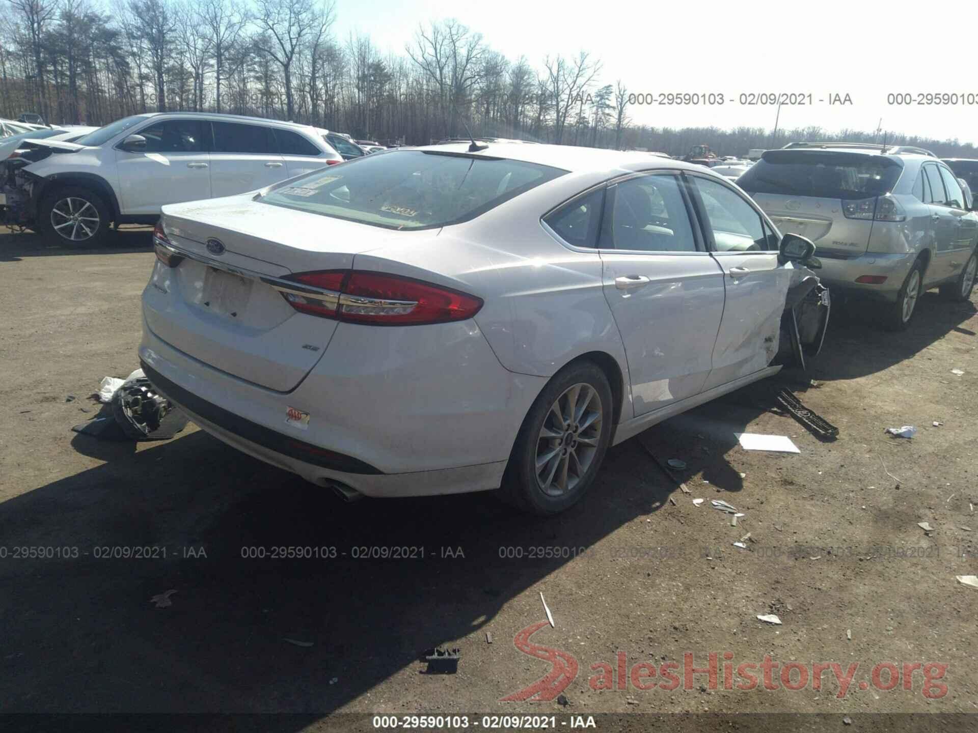 3FA6P0H73HR250616 2017 FORD FUSION