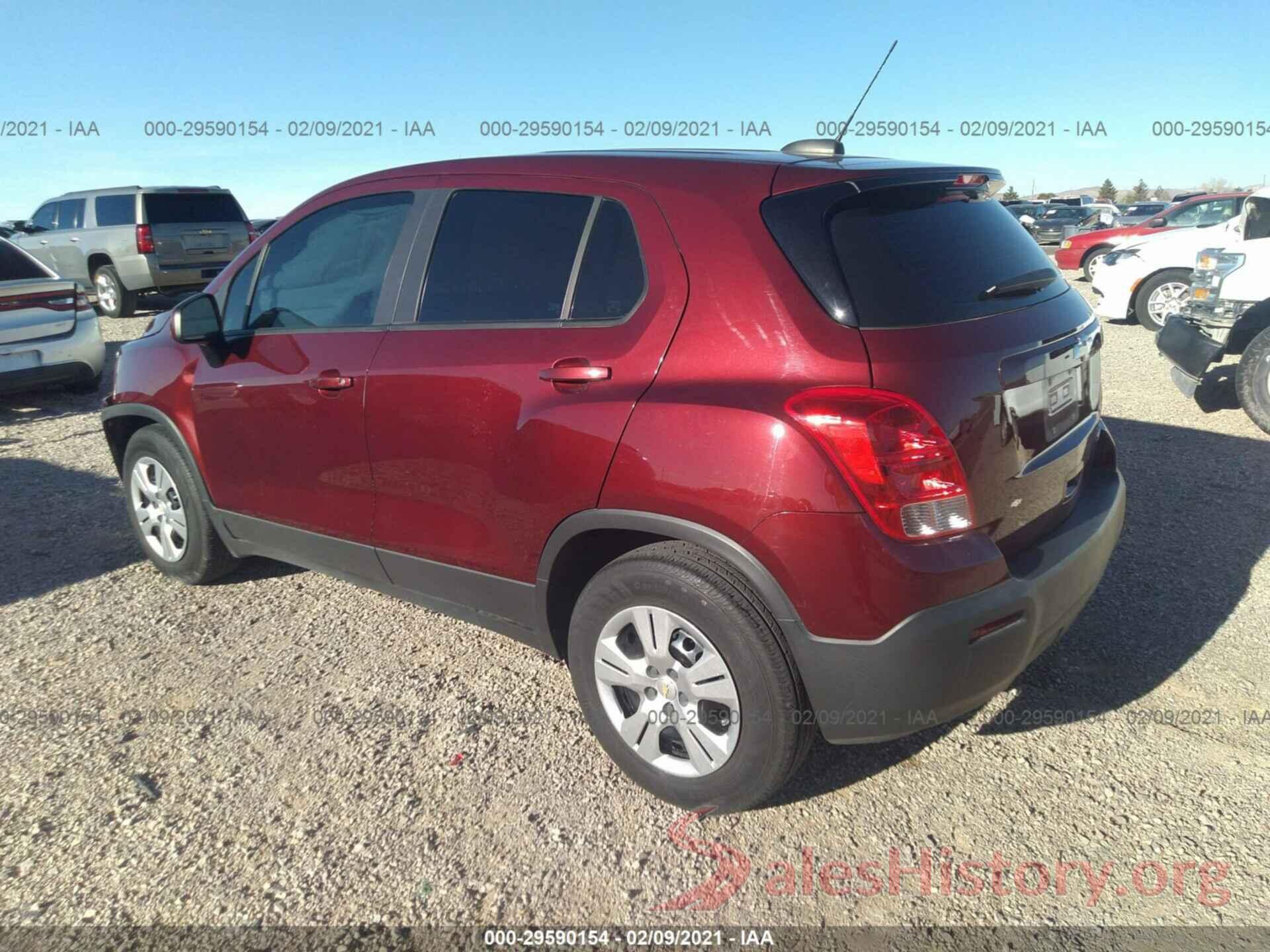 3GNCJKSB3GL214084 2016 CHEVROLET TRAX