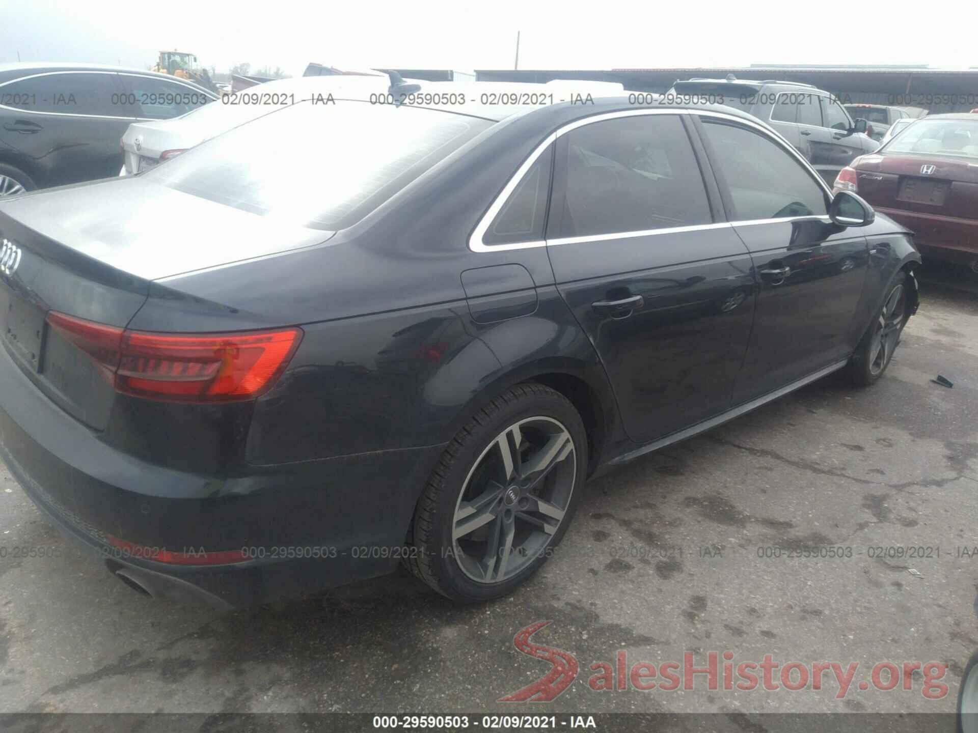 WAULNAF49HN028146 2017 AUDI A4