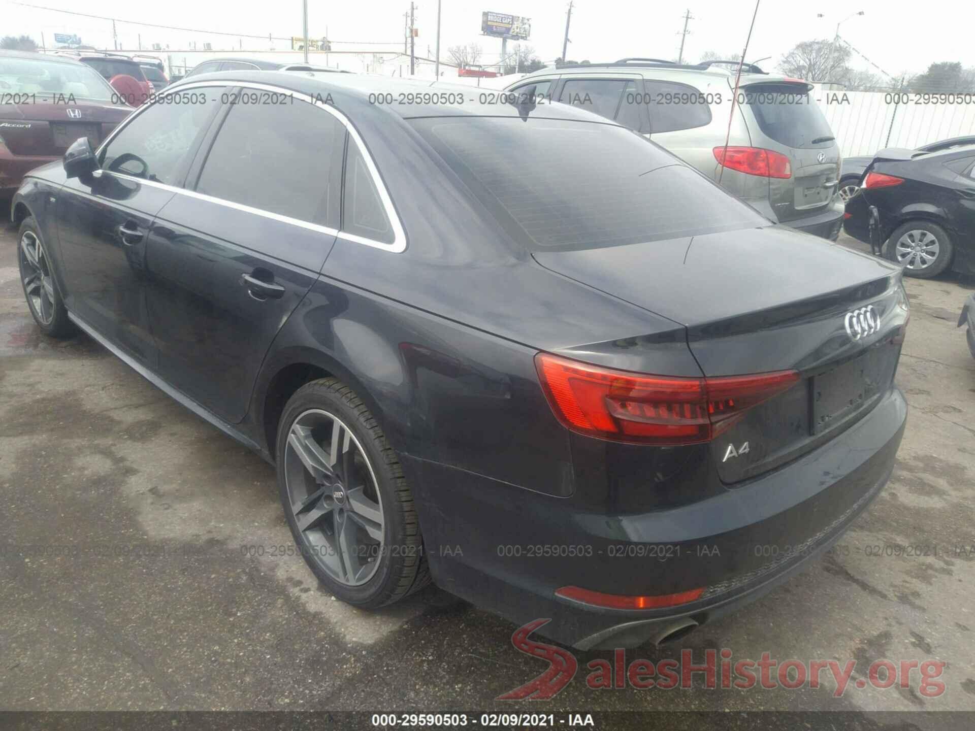 WAULNAF49HN028146 2017 AUDI A4