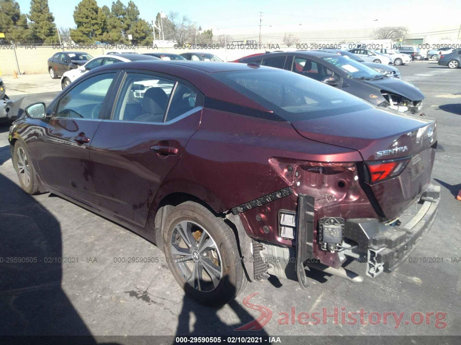 3N1AB8CV6LY221507 2020 NISSAN SENTRA