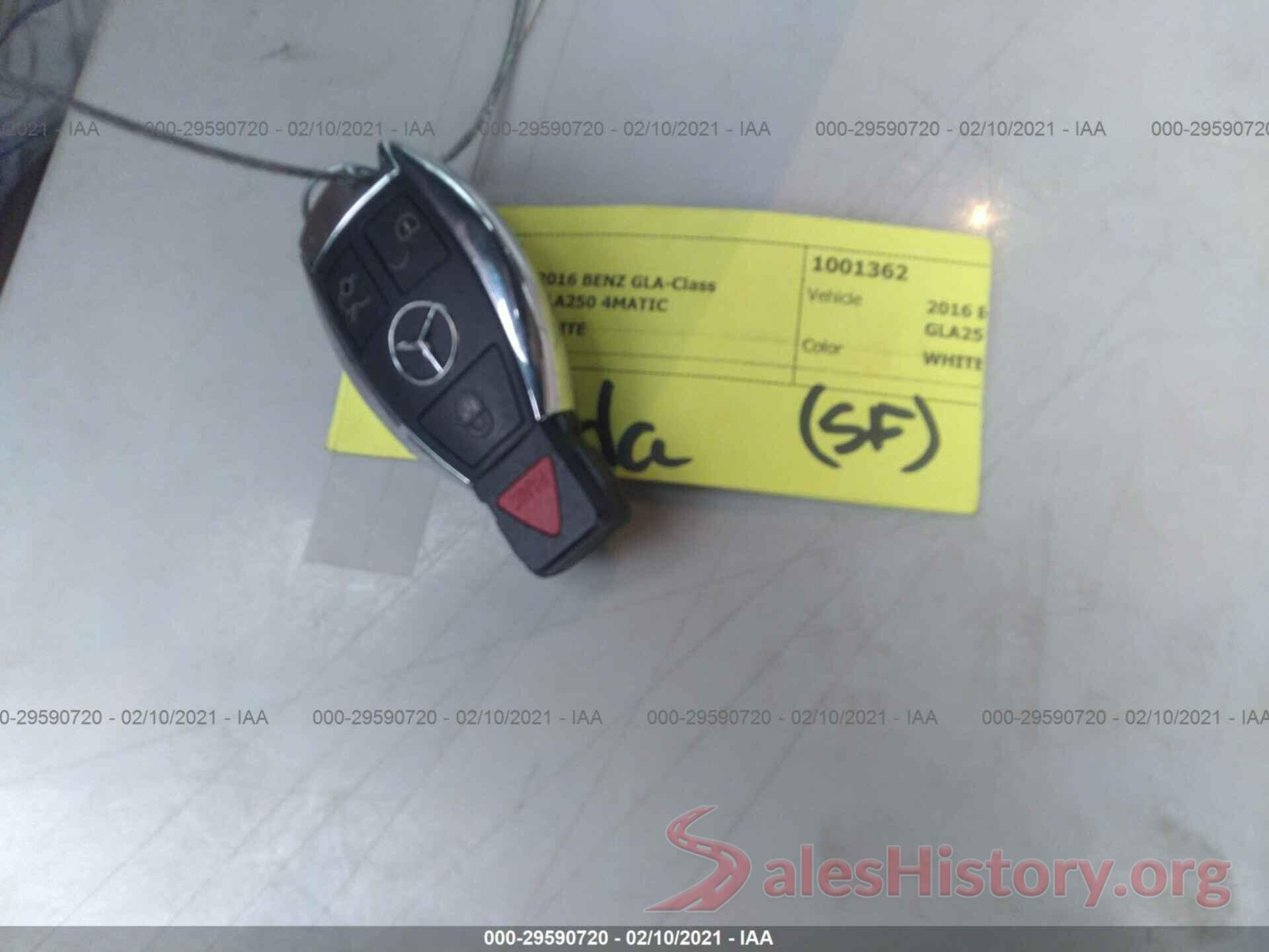 WDCTG4GB0GJ246391 2016 MERCEDES-BENZ GLA