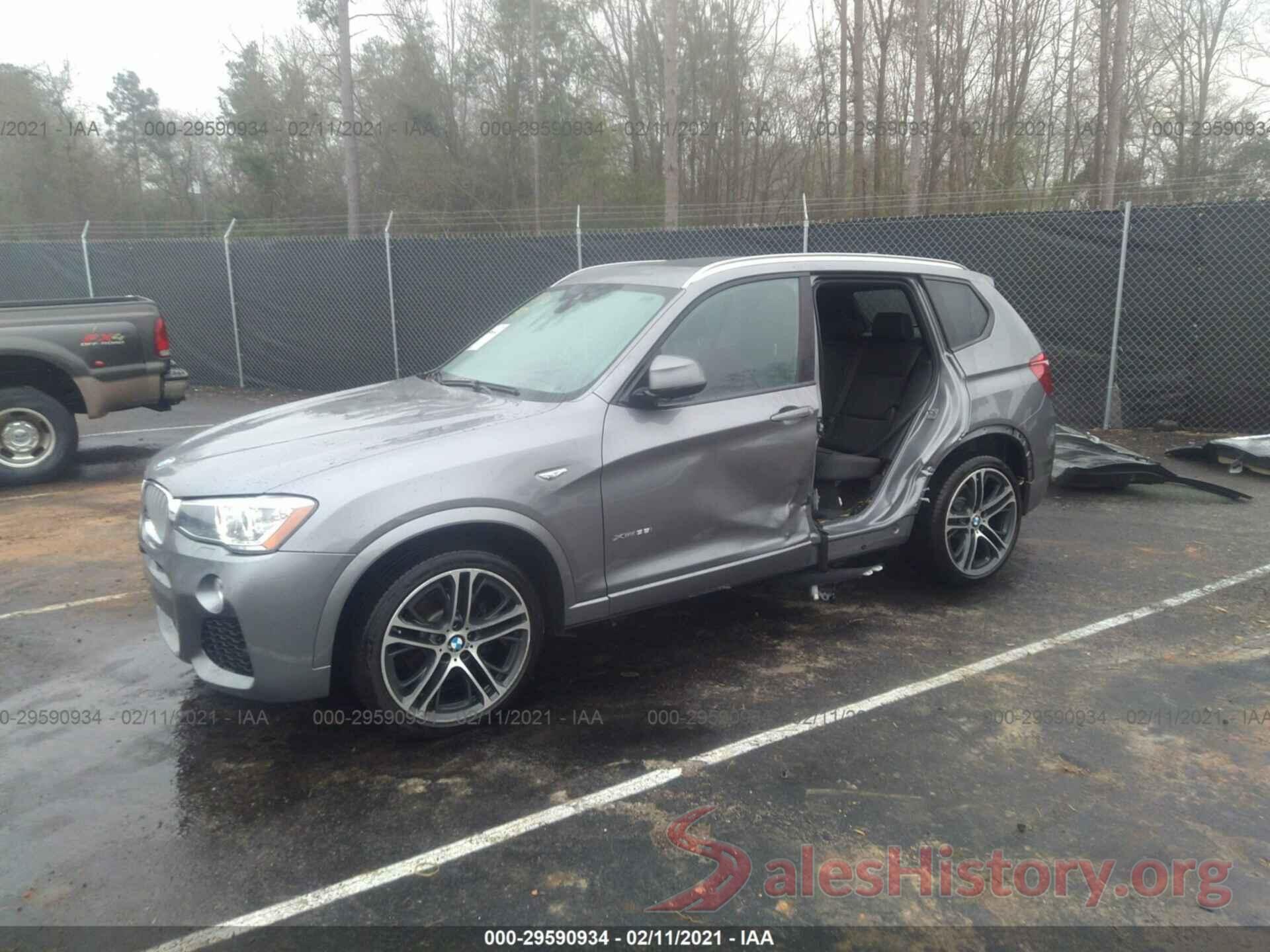 5UXWX7C52H0S20093 2017 BMW X3