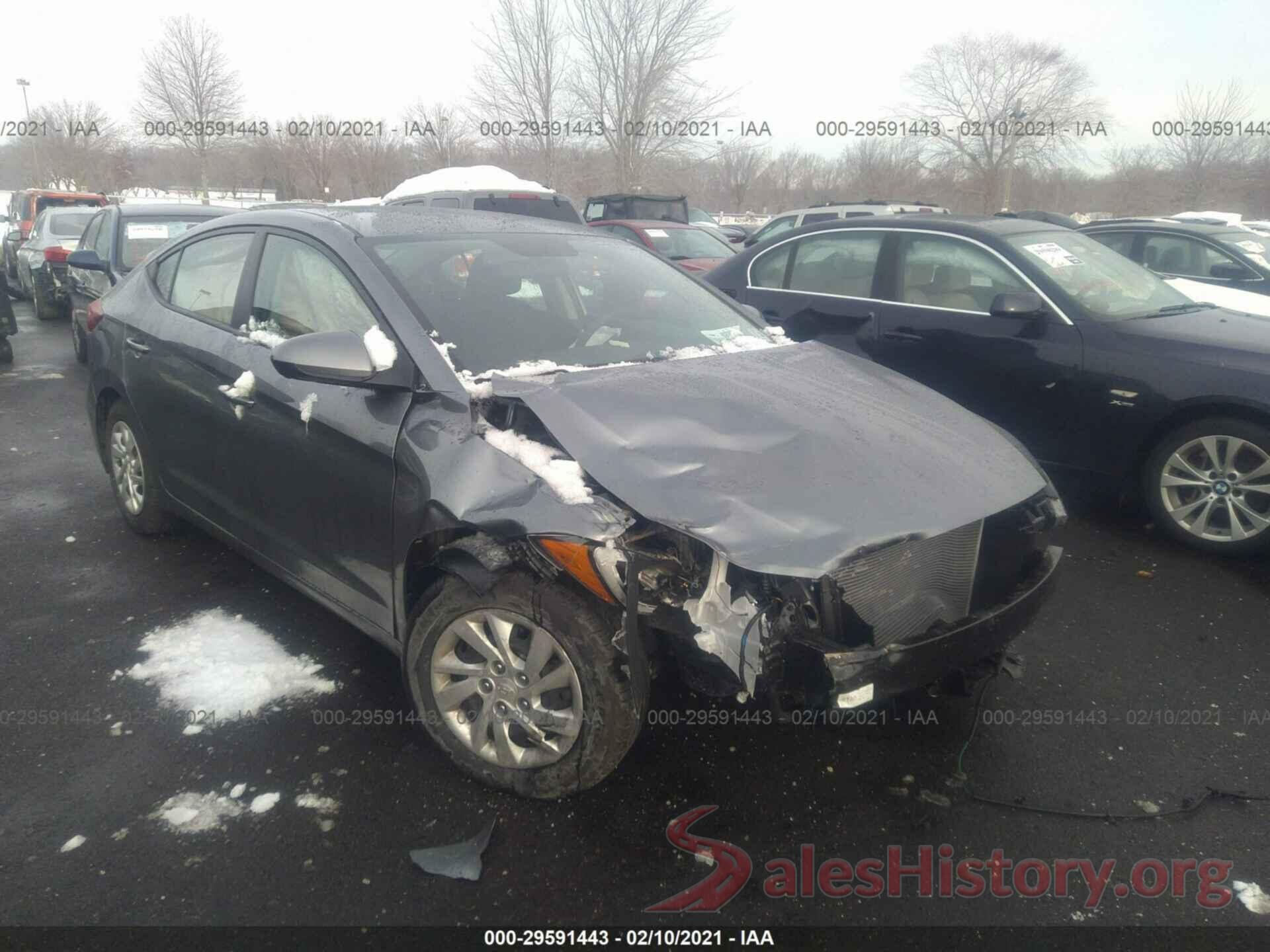 5NPD74LF8JH353000 2018 HYUNDAI ELANTRA