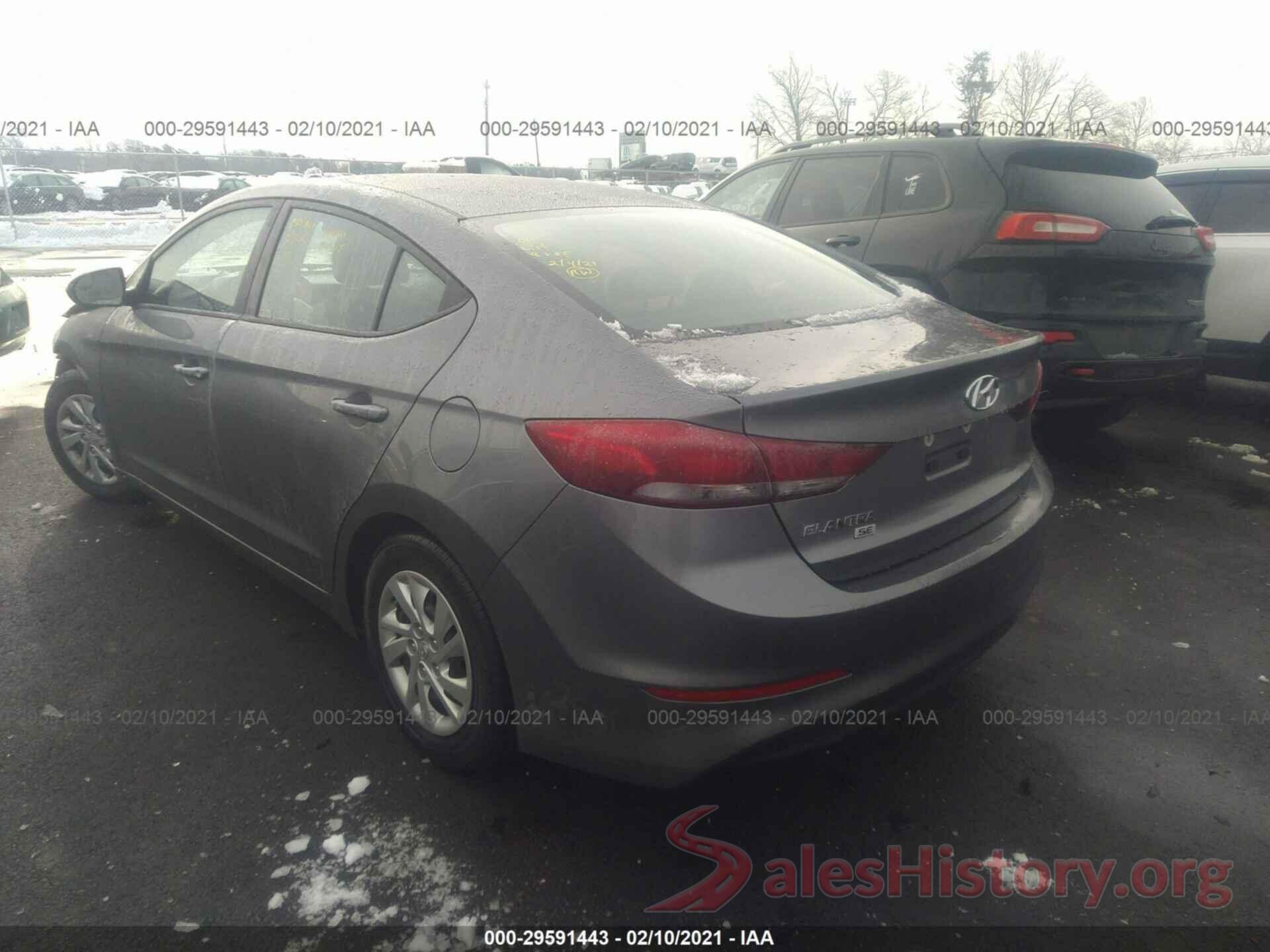 5NPD74LF8JH353000 2018 HYUNDAI ELANTRA