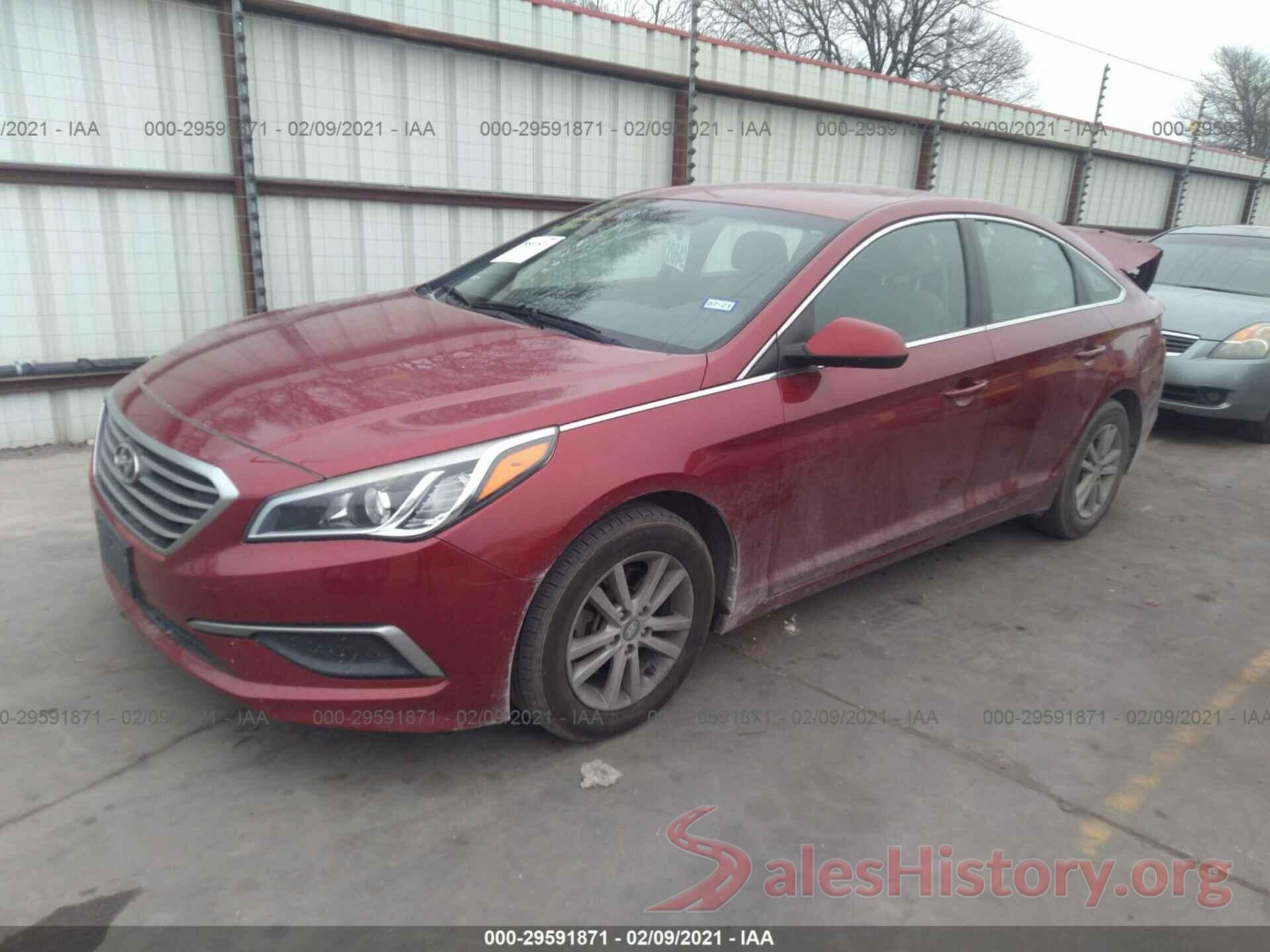 5NPE24AFXGH272269 2016 HYUNDAI SONATA