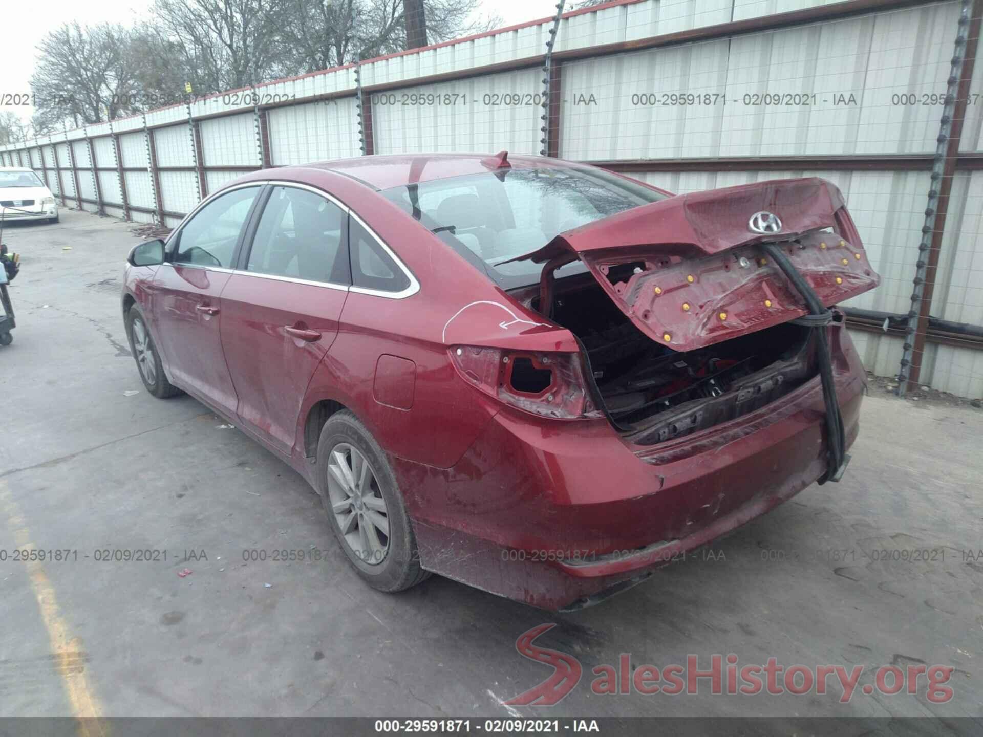 5NPE24AFXGH272269 2016 HYUNDAI SONATA