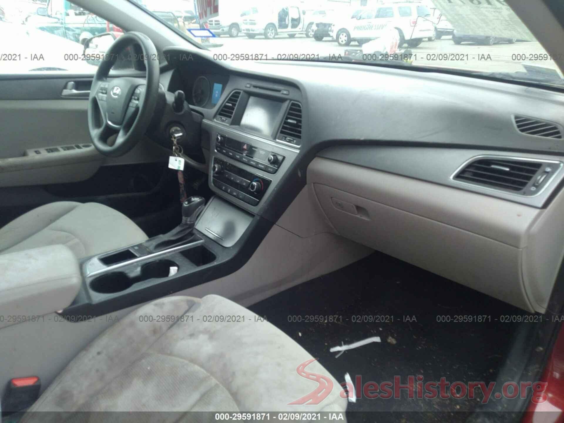 5NPE24AFXGH272269 2016 HYUNDAI SONATA