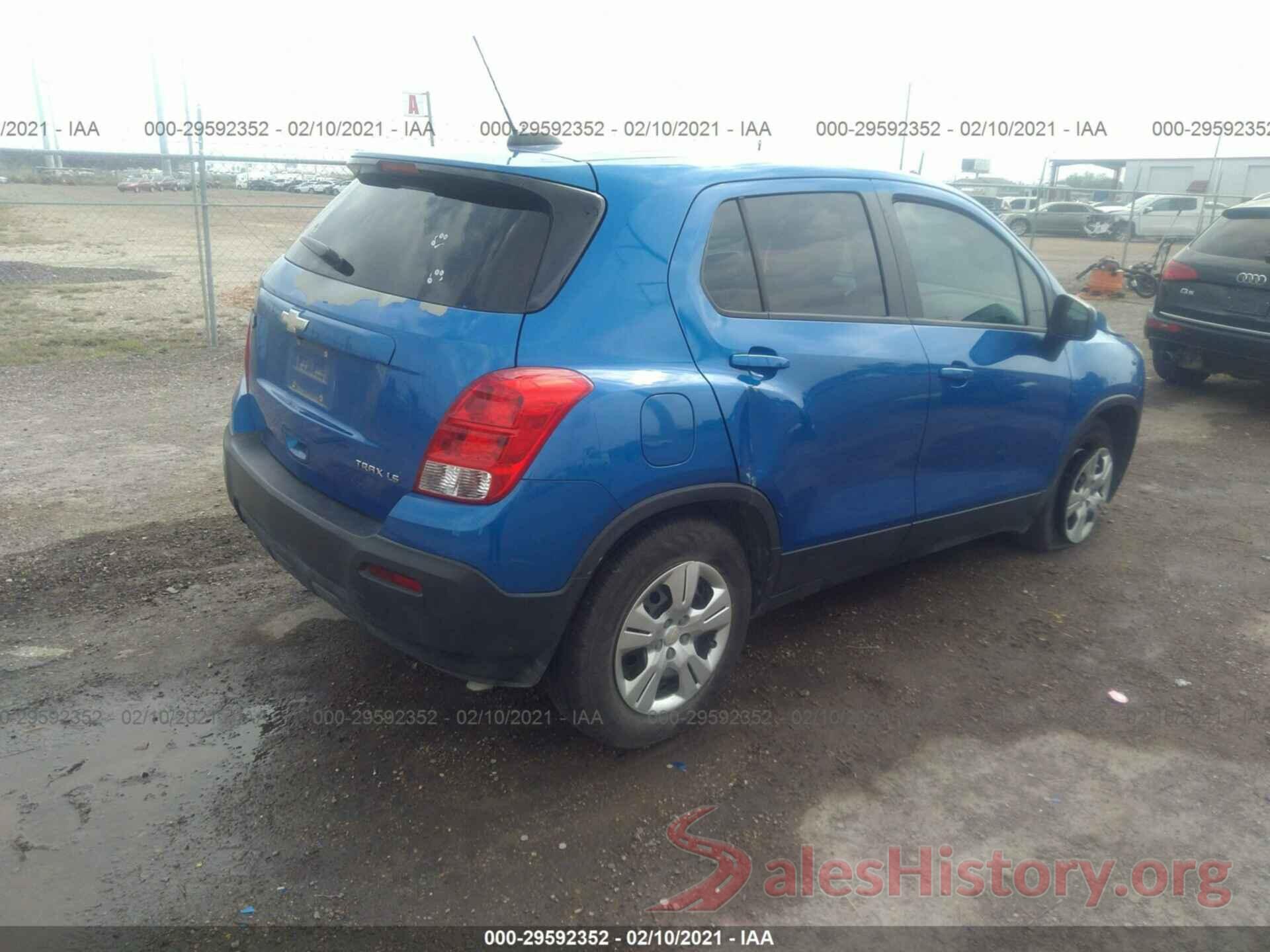 KL7CJKSB0GB563324 2016 CHEVROLET TRAX