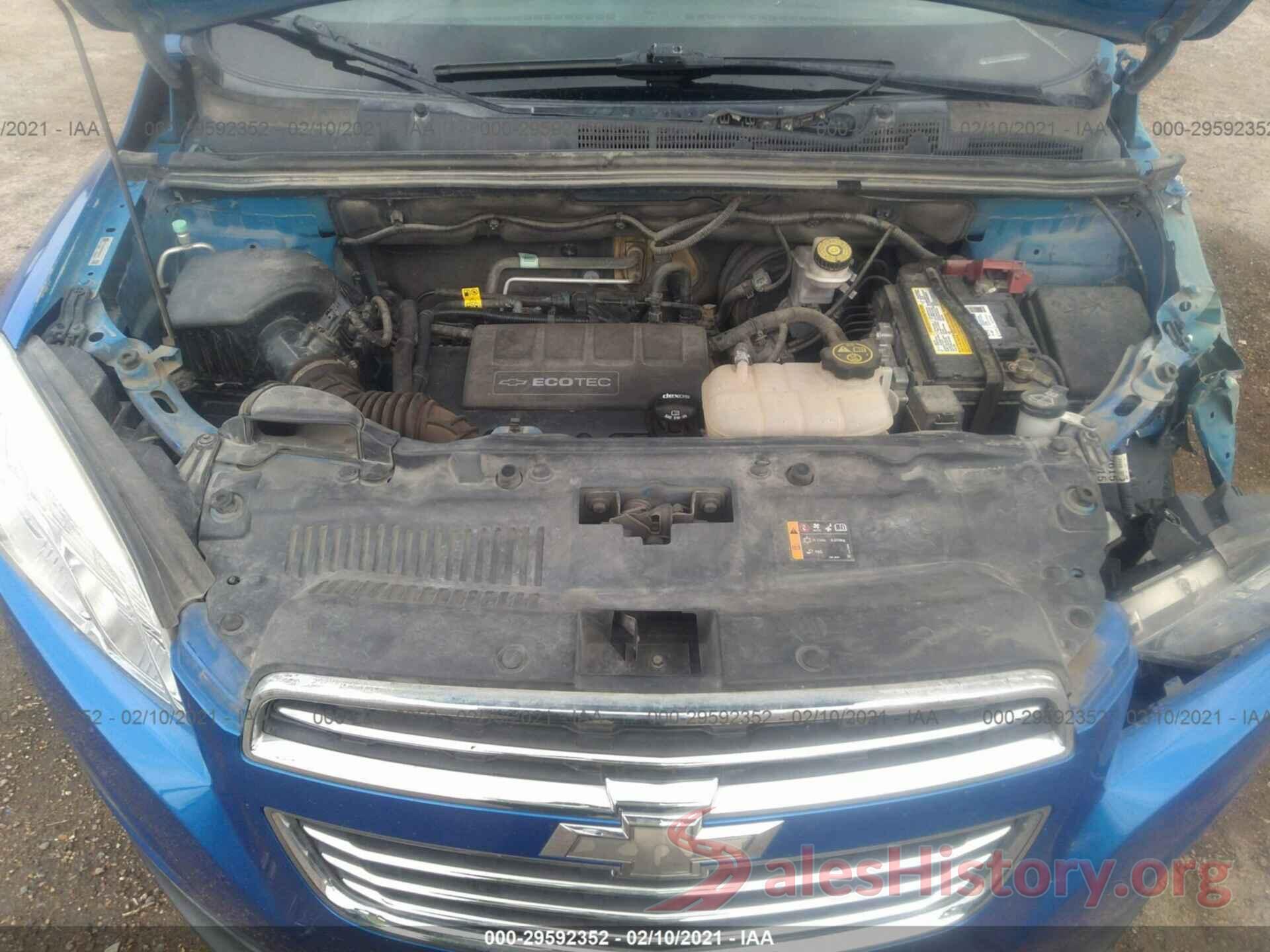 KL7CJKSB0GB563324 2016 CHEVROLET TRAX