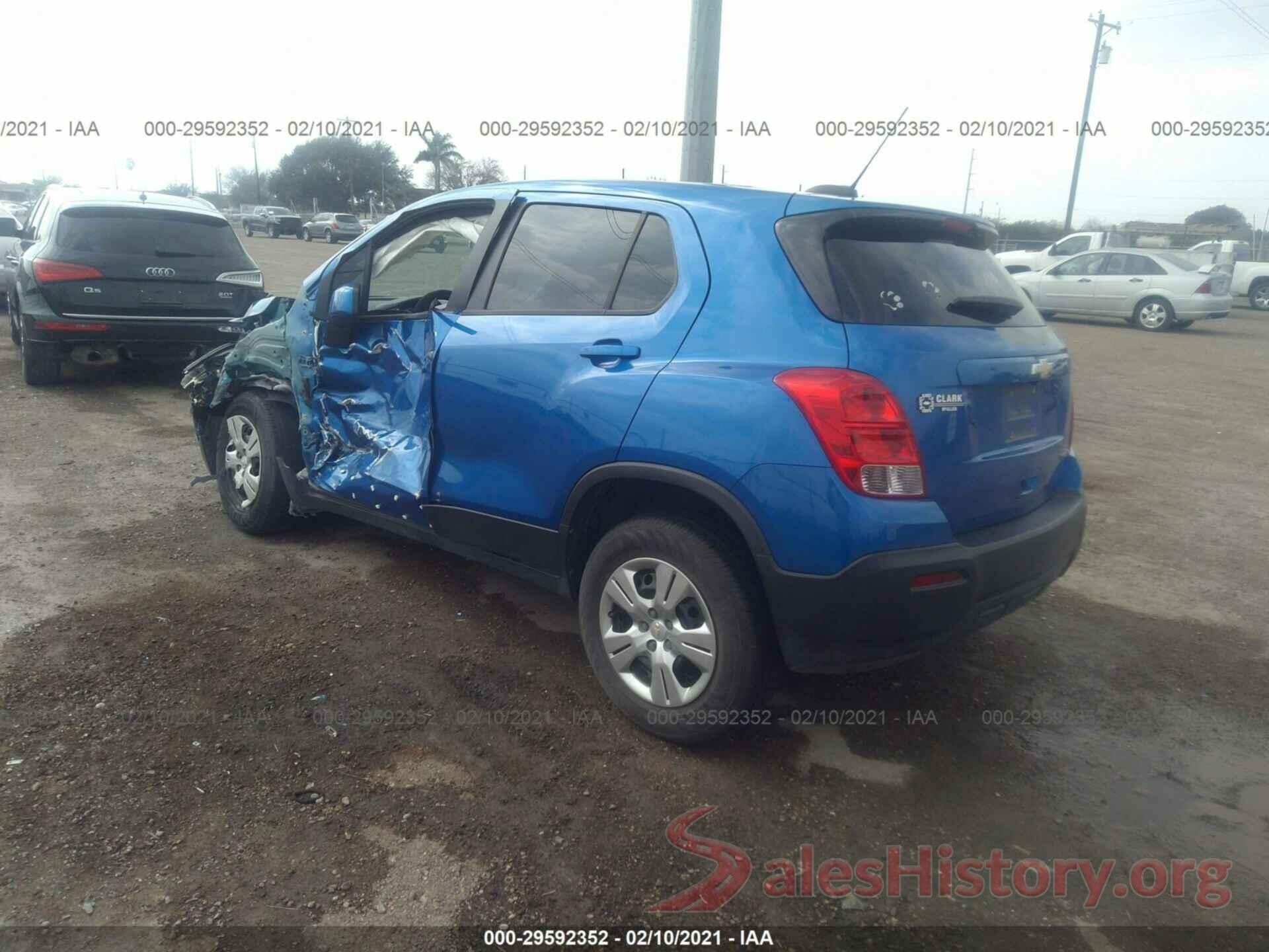 KL7CJKSB0GB563324 2016 CHEVROLET TRAX