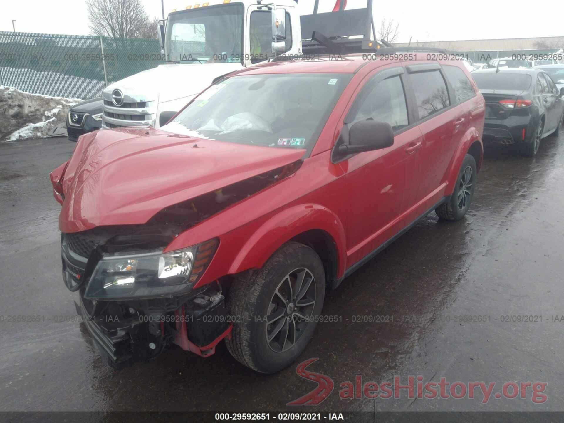 3C4PDCAB9JT382375 2018 DODGE JOURNEY