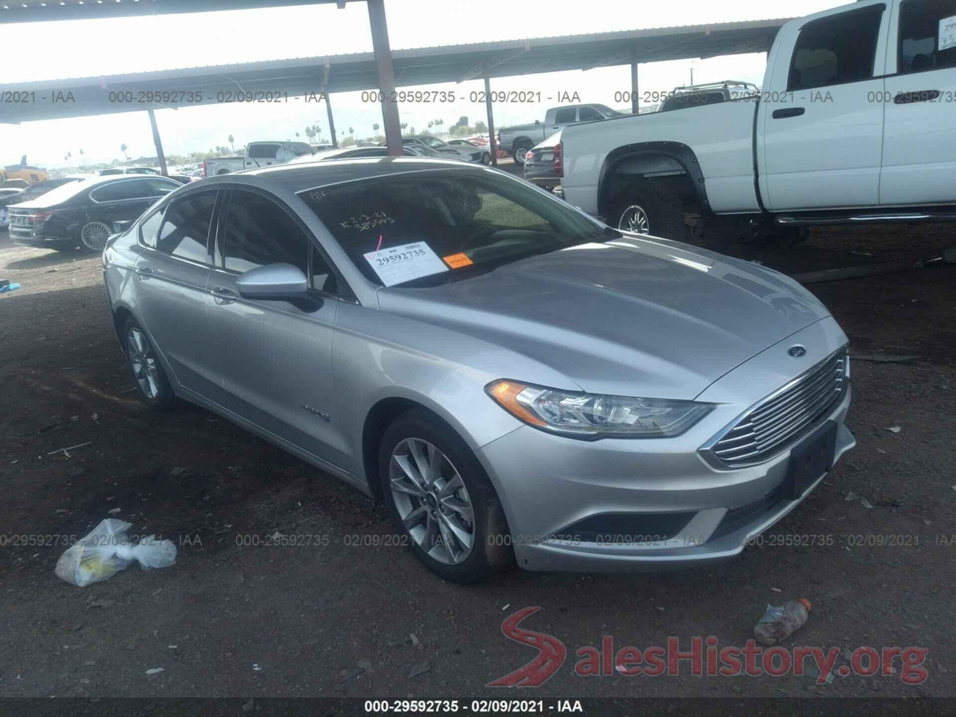 3FA6P0LU1HR385445 2017 FORD FUSION