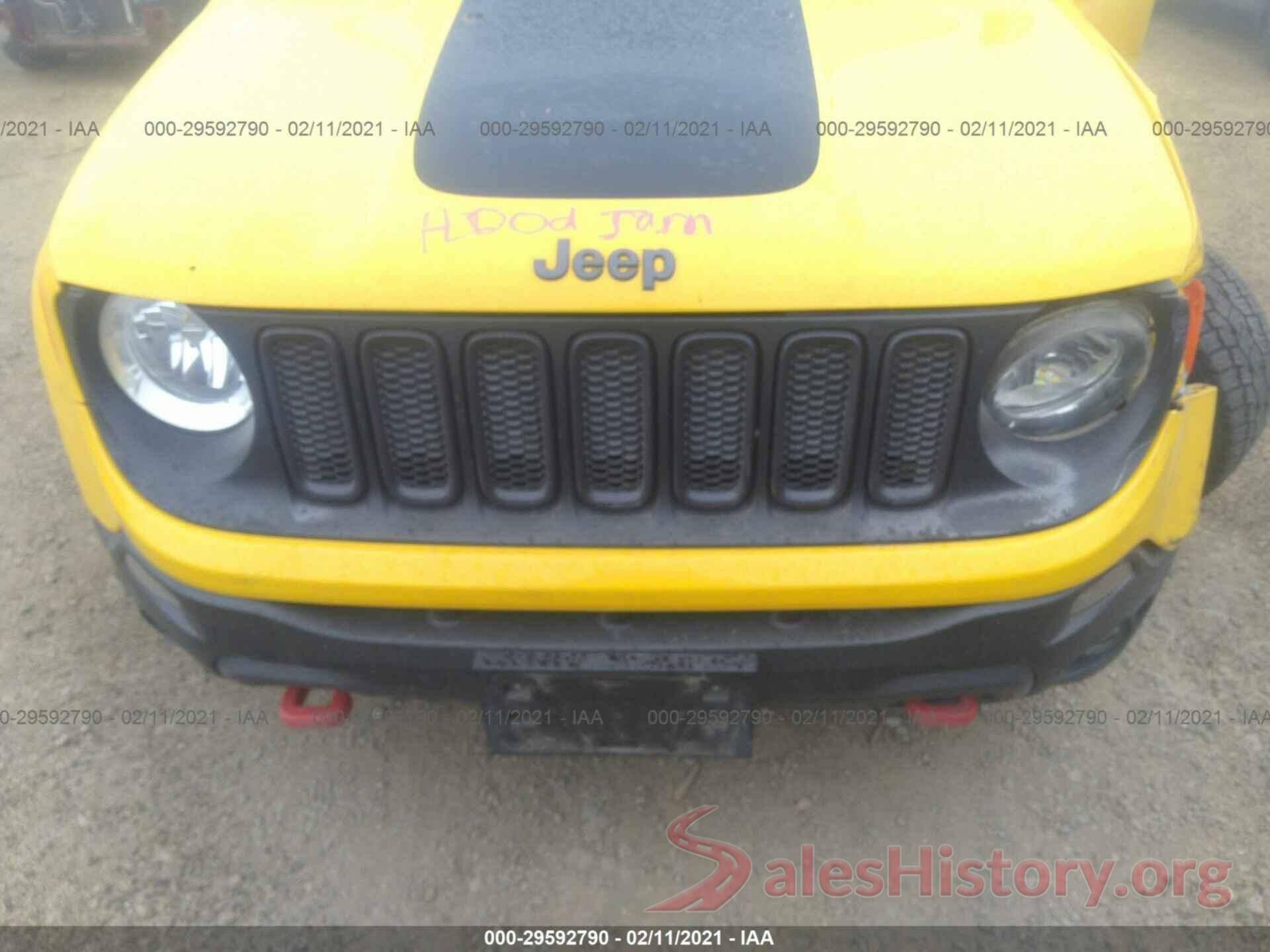 ZACCJBCTXGPD43625 2016 JEEP RENEGADE