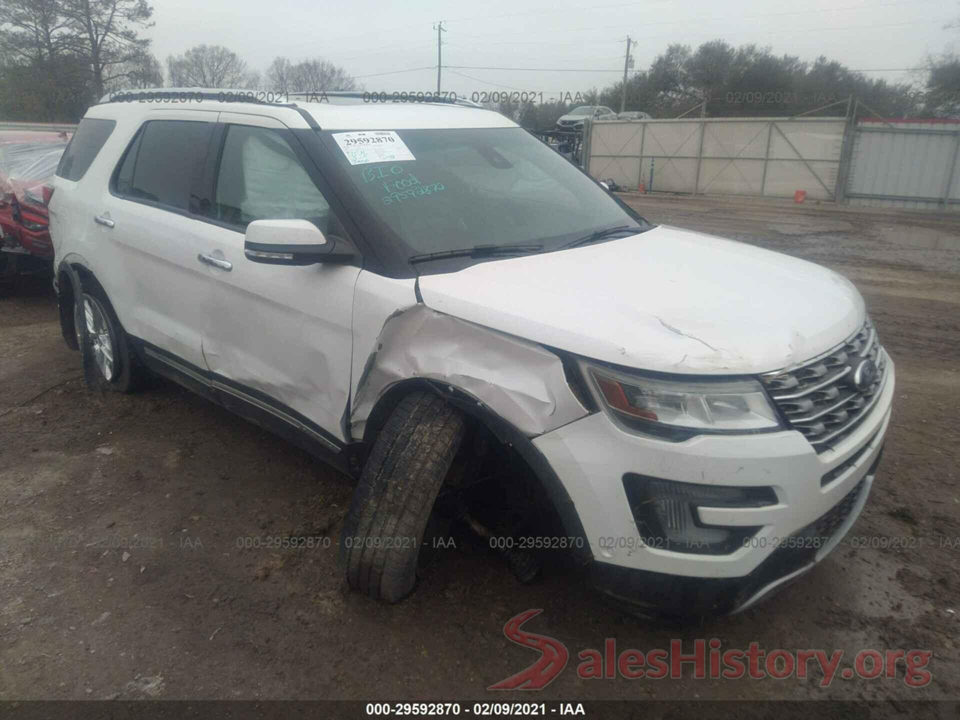 1FM5K7FH1HGA26031 2017 FORD EXPLORER