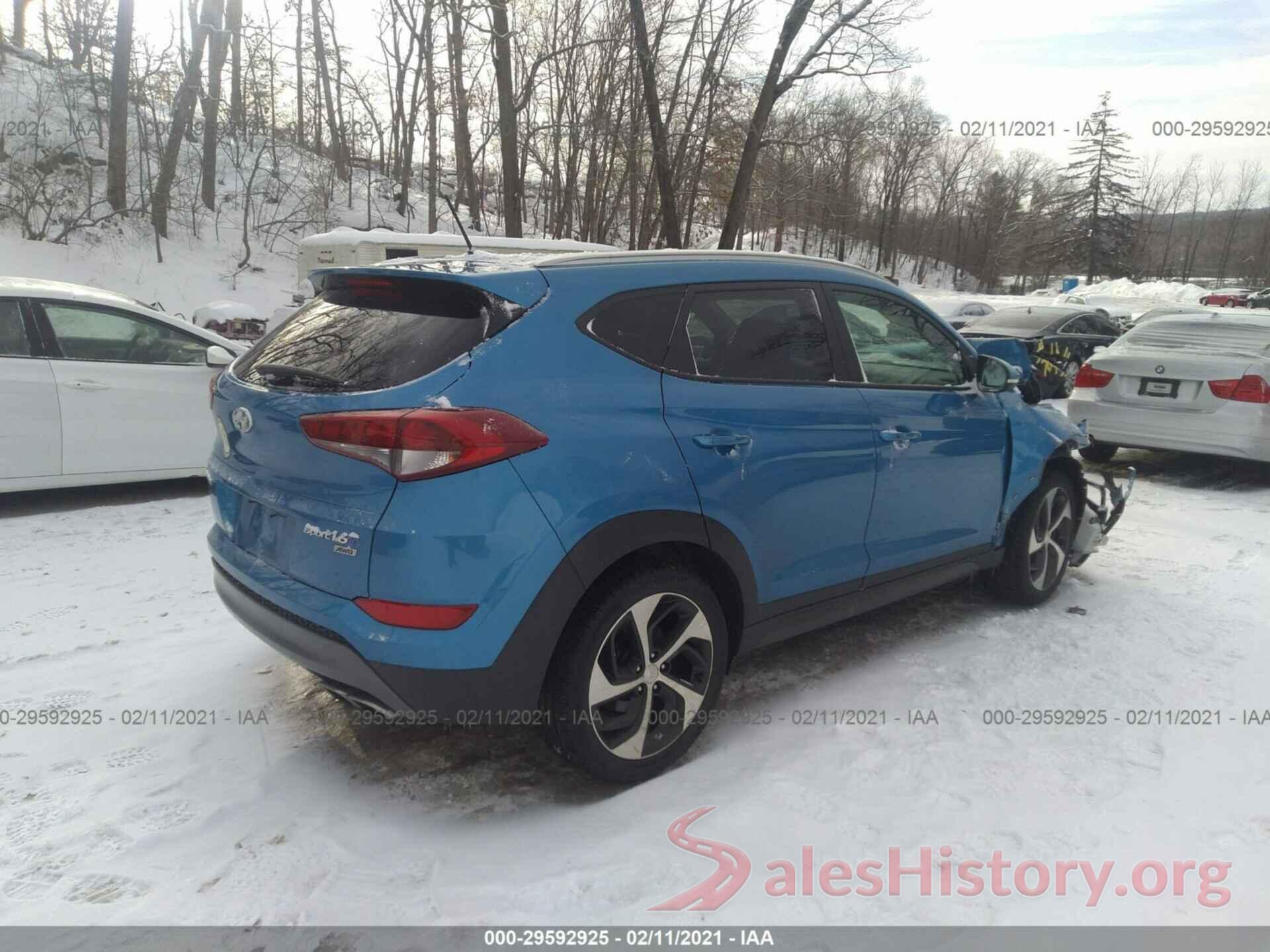 KM8J3CA23GU169232 2016 HYUNDAI TUCSON