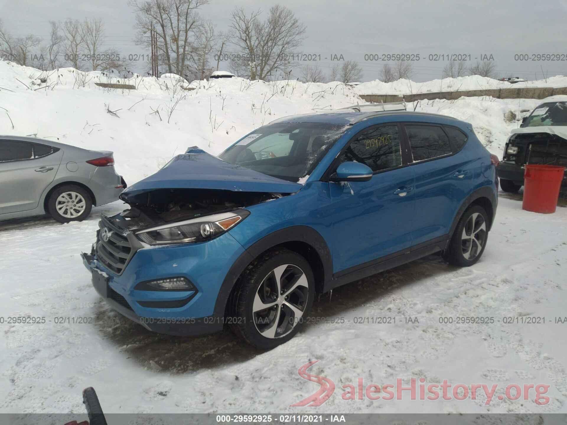 KM8J3CA23GU169232 2016 HYUNDAI TUCSON