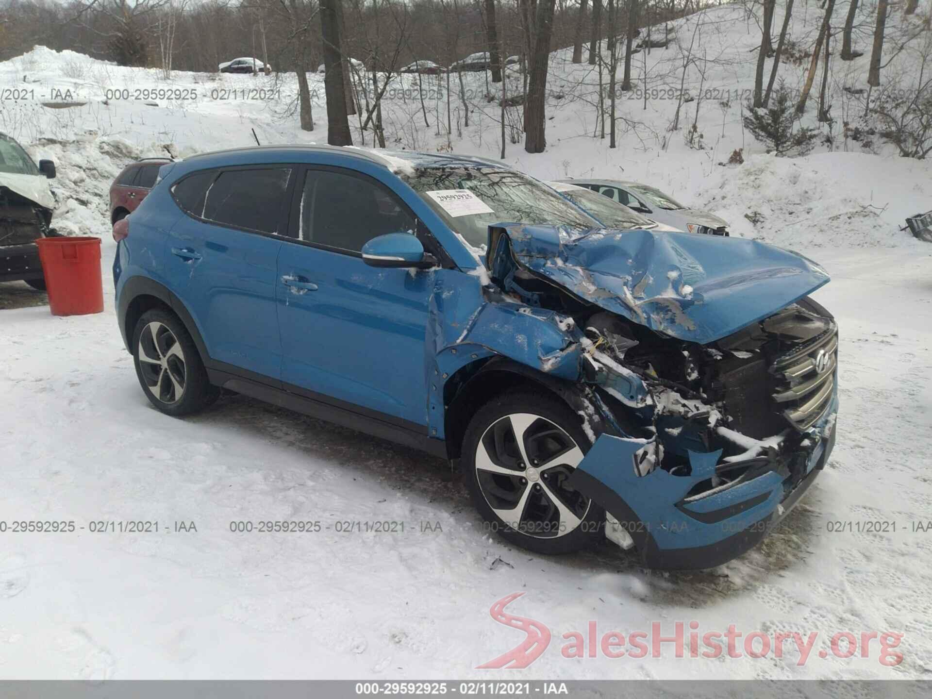 KM8J3CA23GU169232 2016 HYUNDAI TUCSON