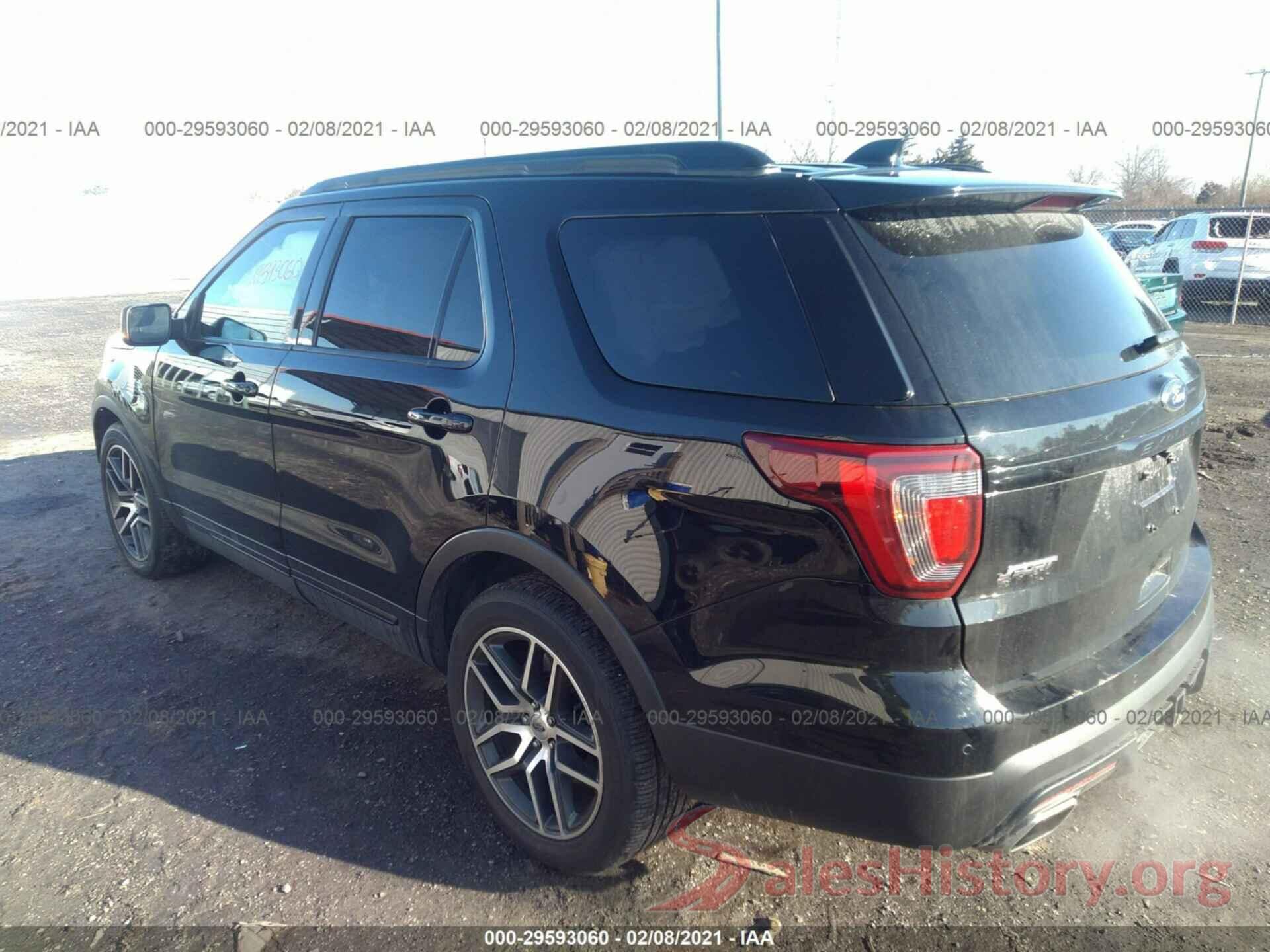 1FM5K8GT0GGD18843 2016 FORD EXPLORER