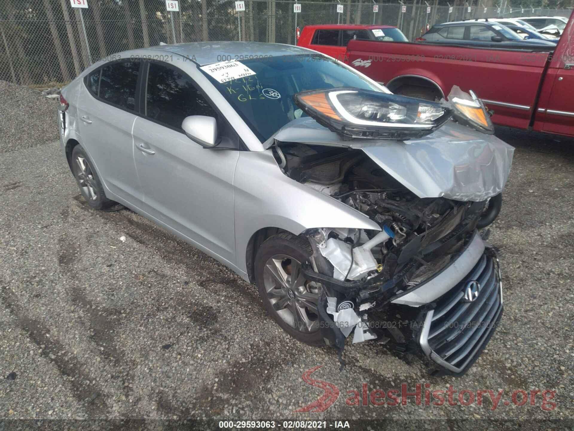 5NPD84LF0JH338942 2018 HYUNDAI ELANTRA