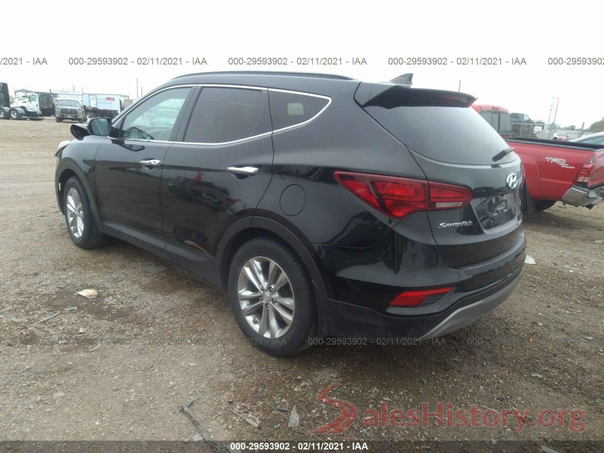 5XYZU4LA8HG491317 2017 HYUNDAI SANTA FE SPORT