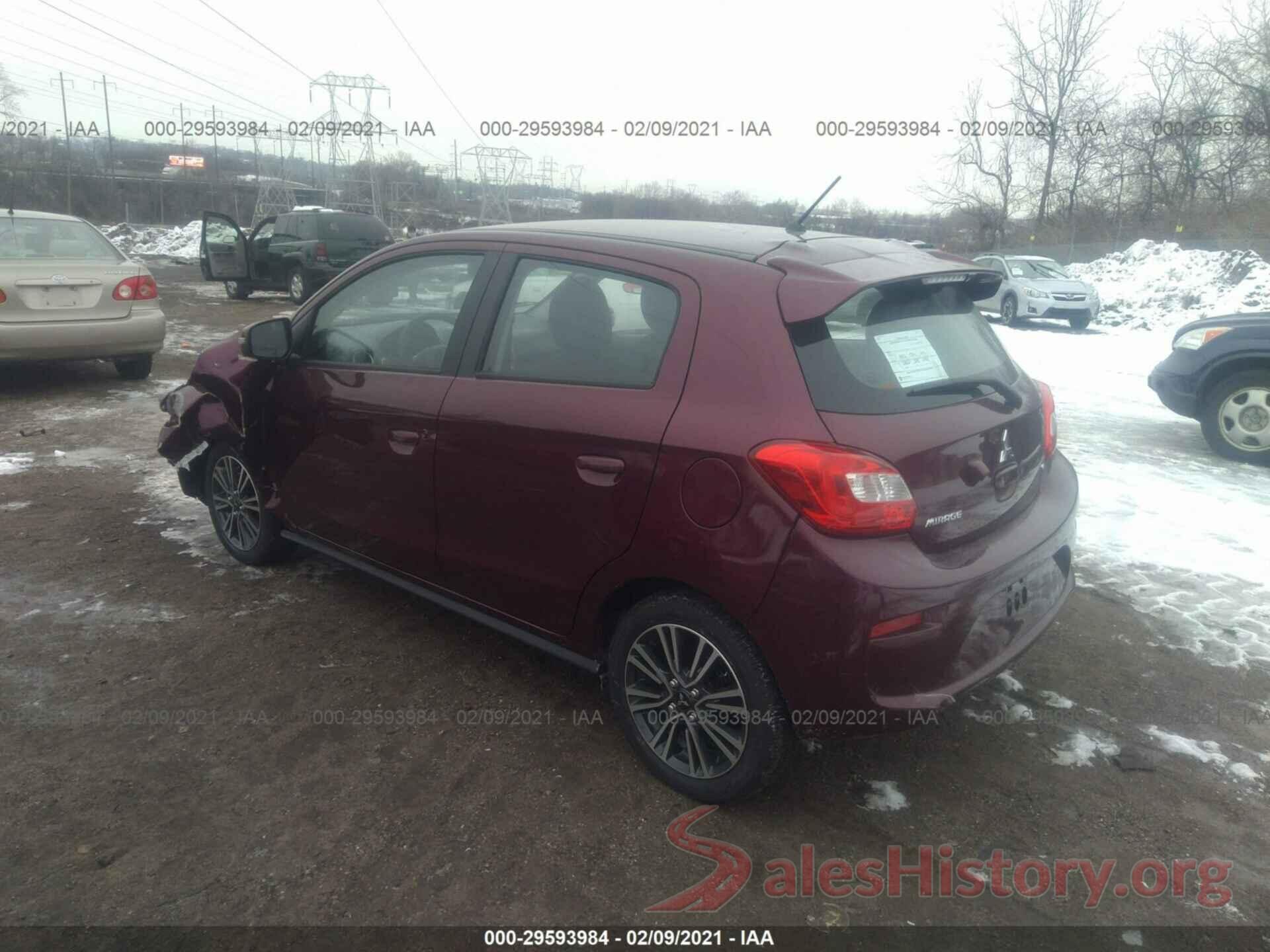 ML32A5HJ3LH010661 2020 MITSUBISHI MIRAGE