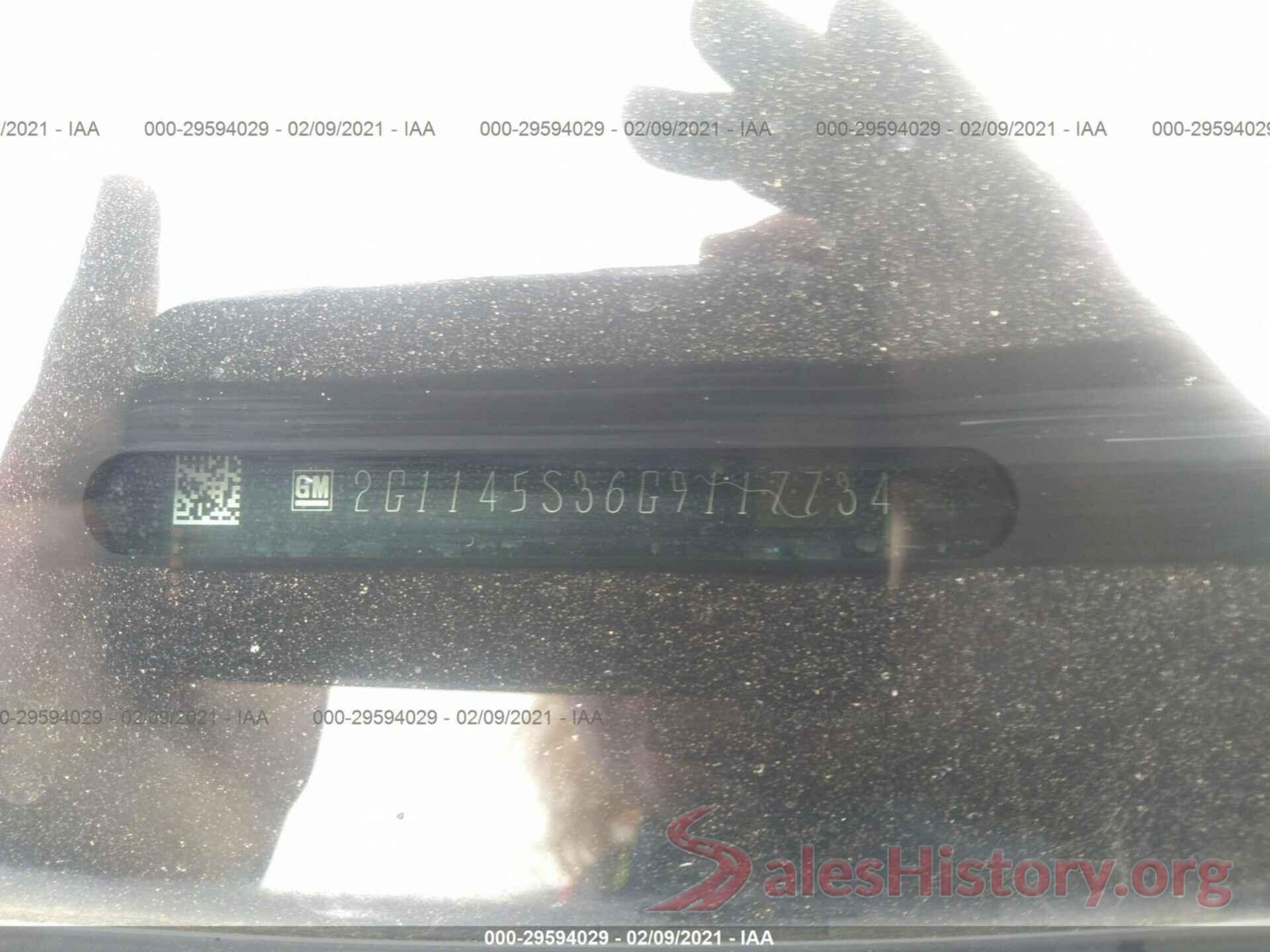 2G1145S36G9117734 2016 CHEVROLET IMPALA