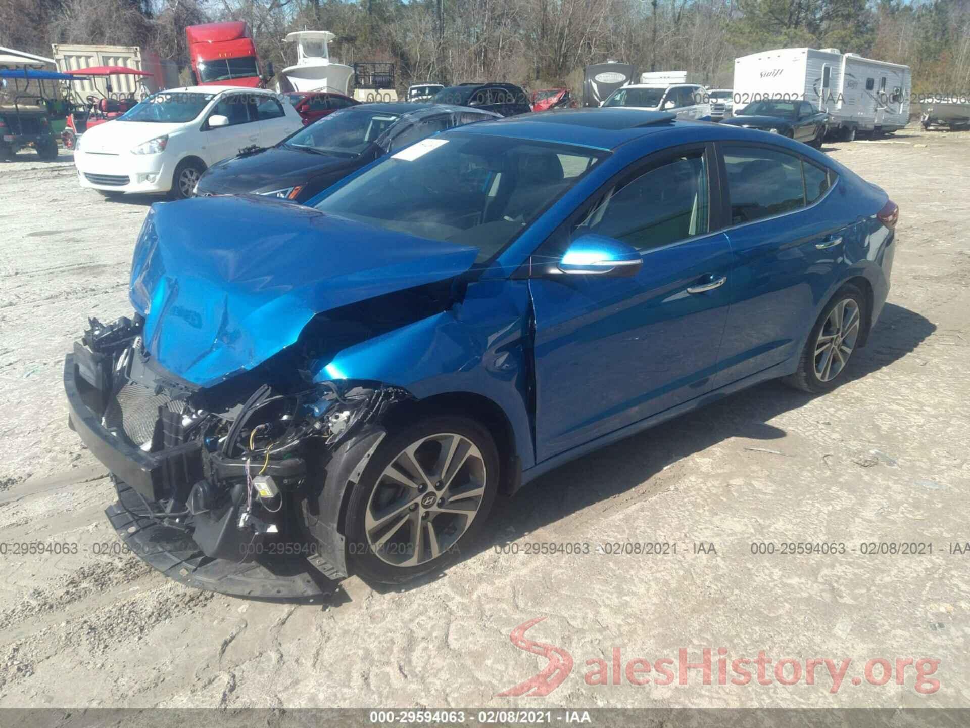 KMHD84LF6HU283506 2017 HYUNDAI ELANTRA