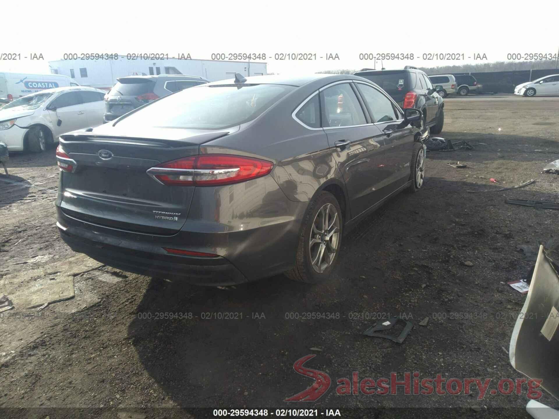 3FA6P0RU5KR243159 2019 FORD FUSION HYBRID