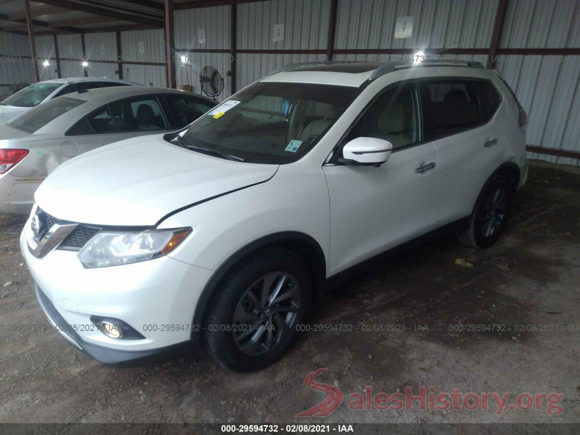 5N1AT2MT5GC840971 2016 NISSAN ROGUE