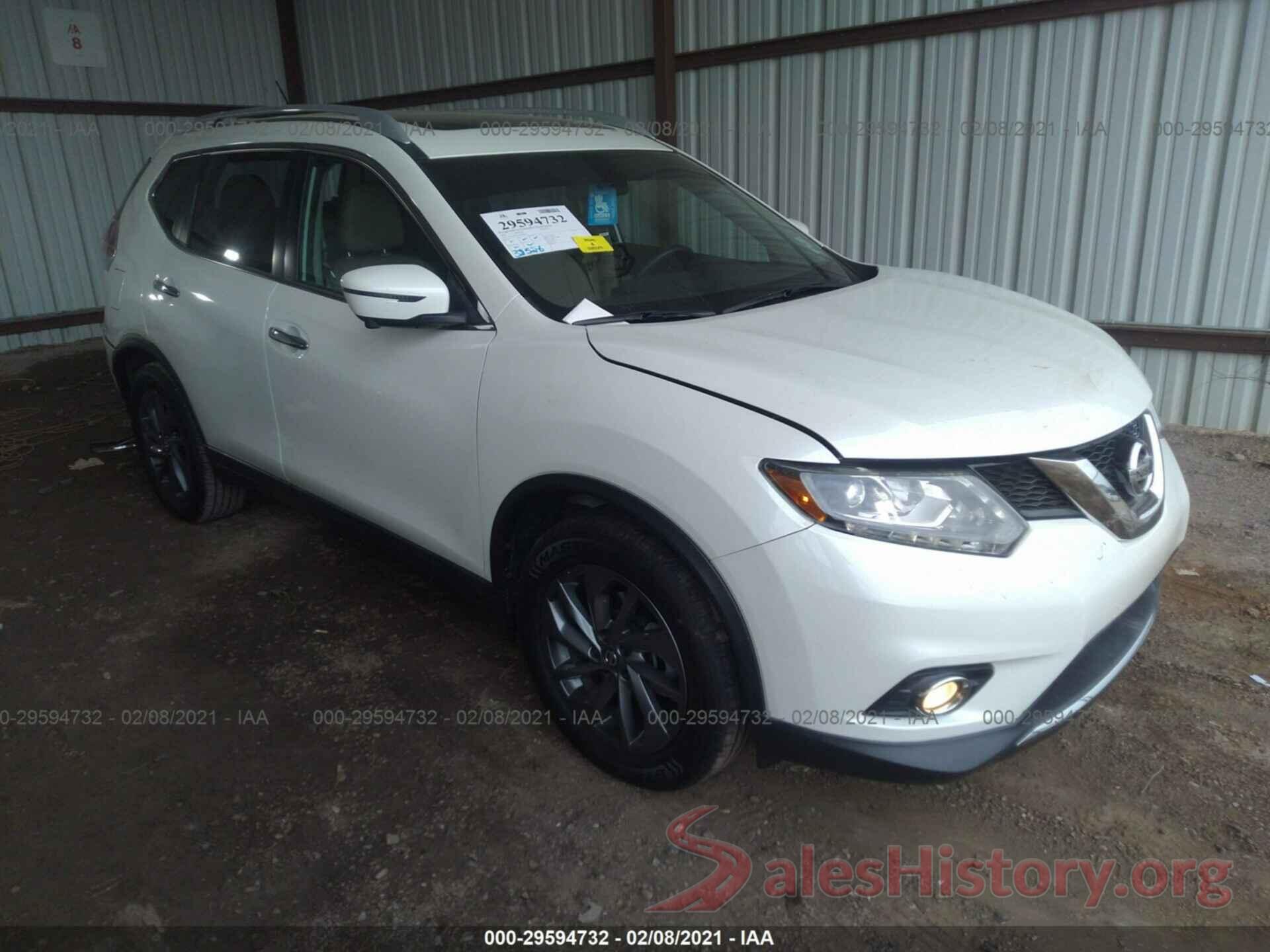 5N1AT2MT5GC840971 2016 NISSAN ROGUE