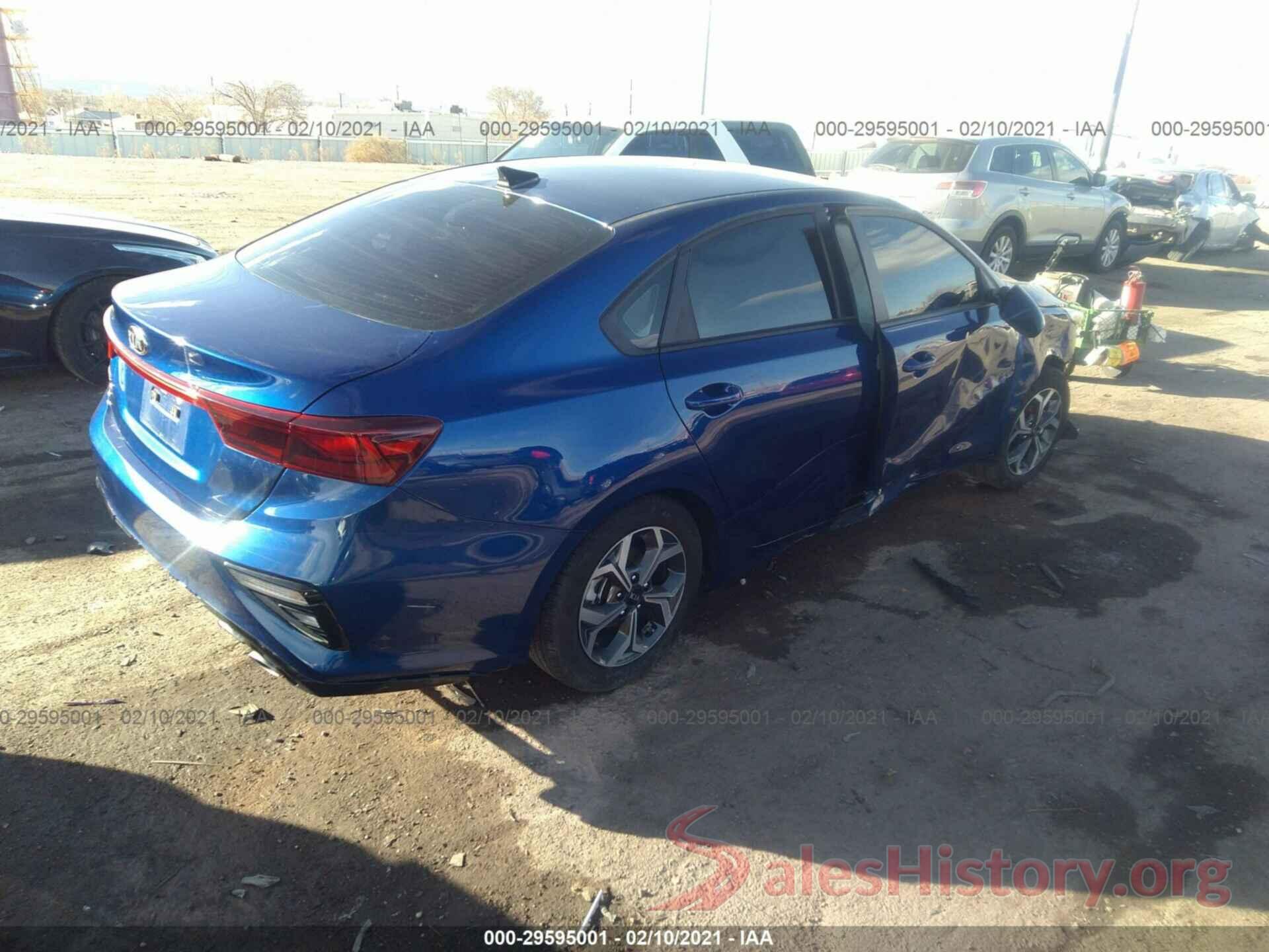 3KPF24AD2LE187637 2020 KIA FORTE