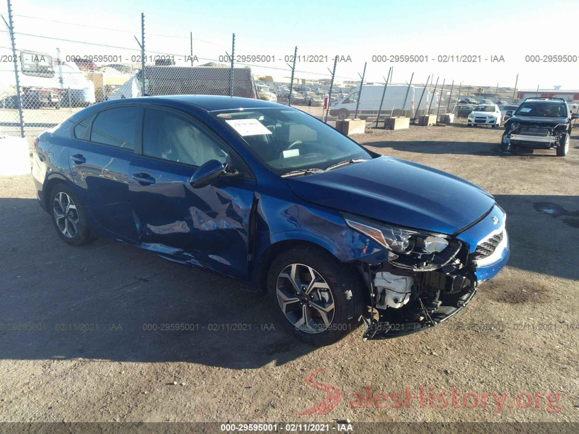 3KPF24AD2LE187637 2020 KIA FORTE