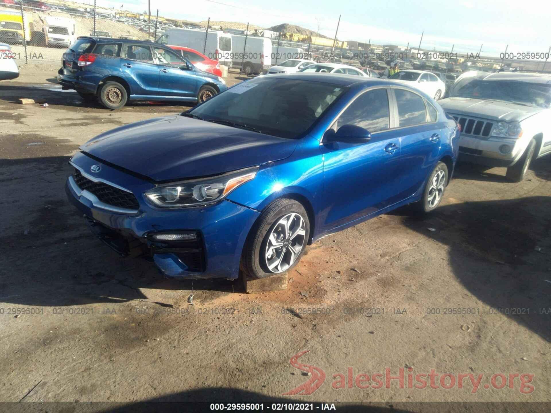 3KPF24AD2LE187637 2020 KIA FORTE