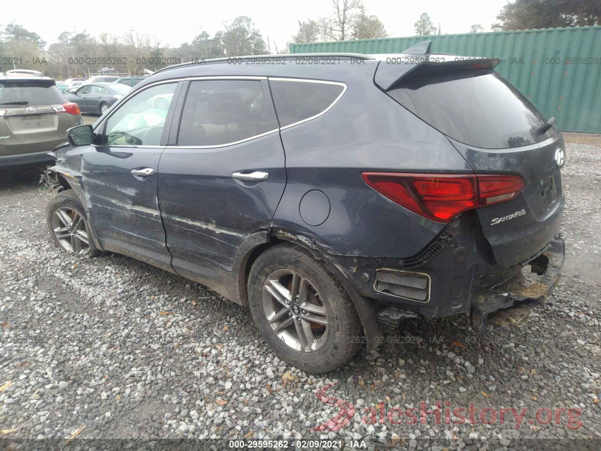 5NMZU3LB7HH008554 2017 HYUNDAI SANTA FE SPORT