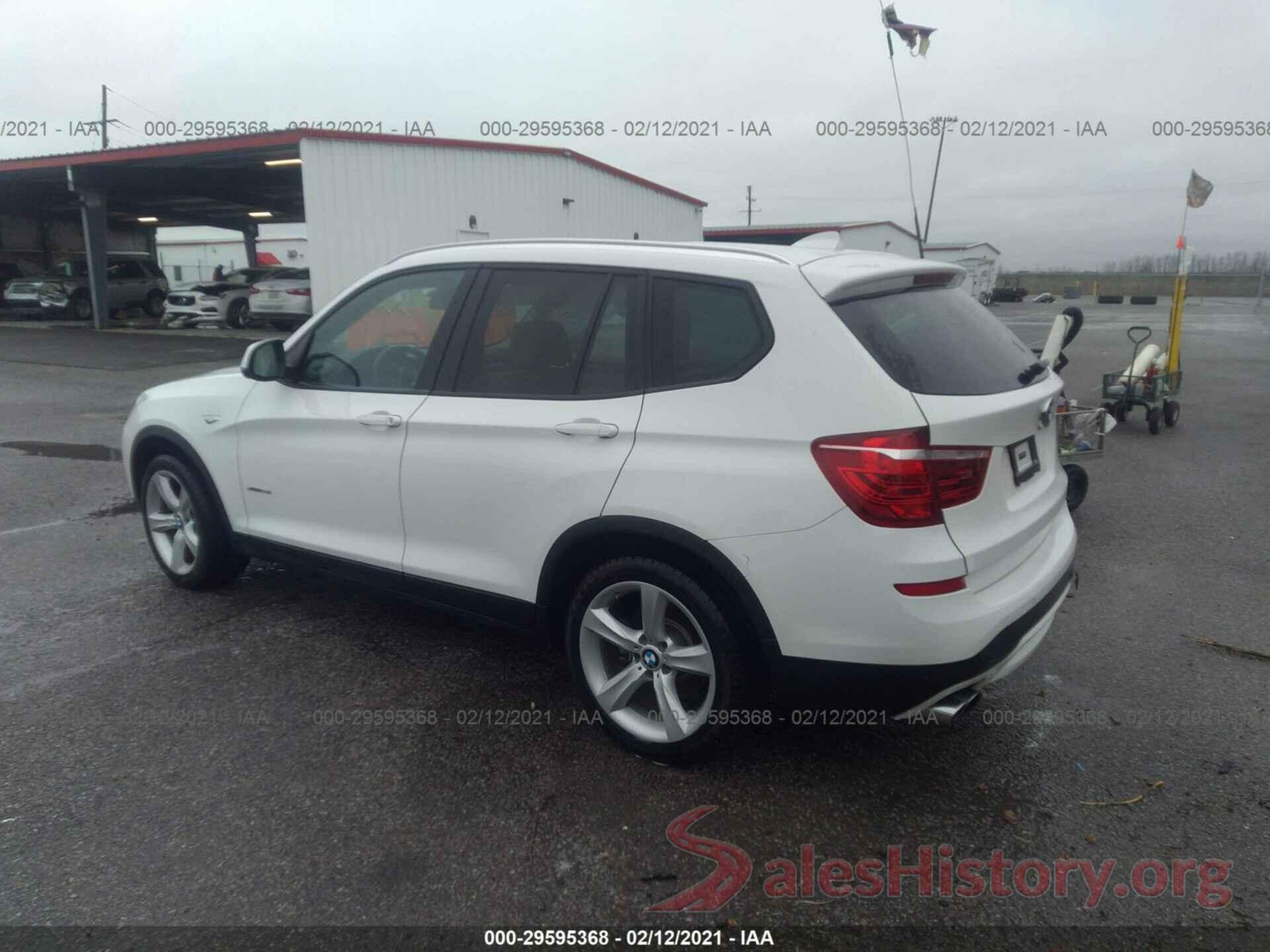 5UXWX9C55H0T03562 2017 BMW X3