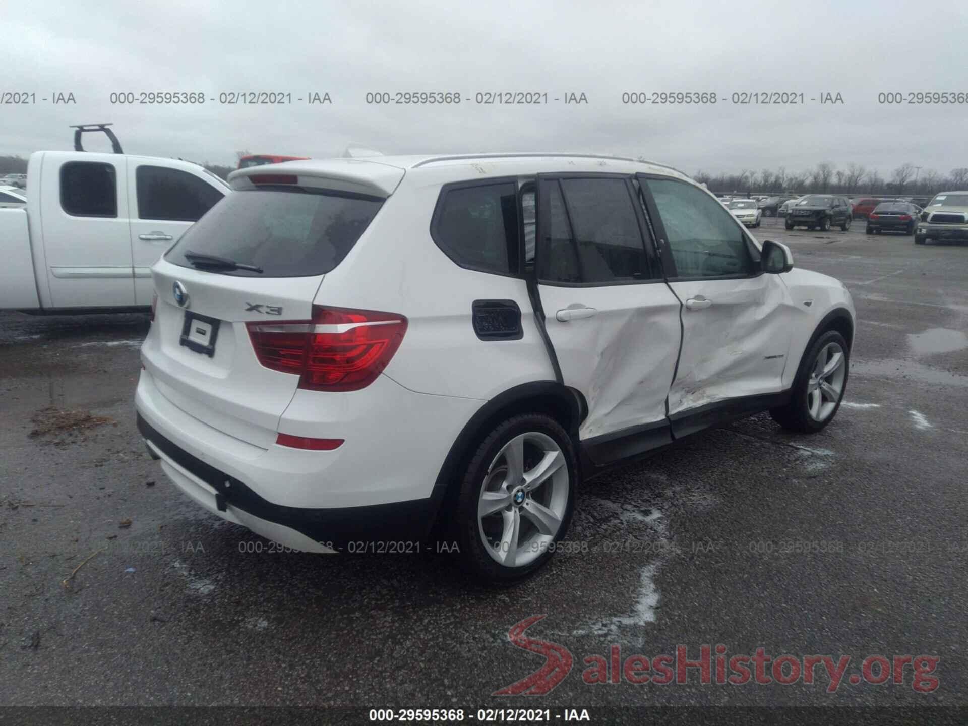 5UXWX9C55H0T03562 2017 BMW X3