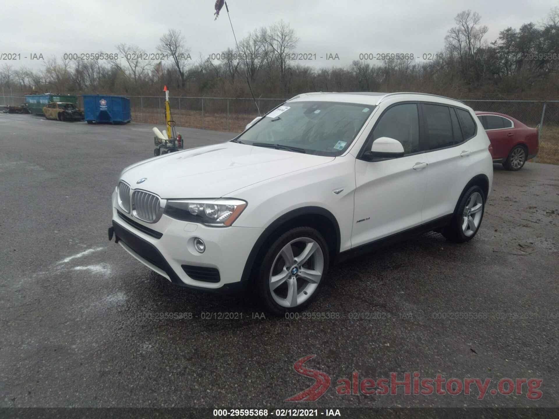 5UXWX9C55H0T03562 2017 BMW X3