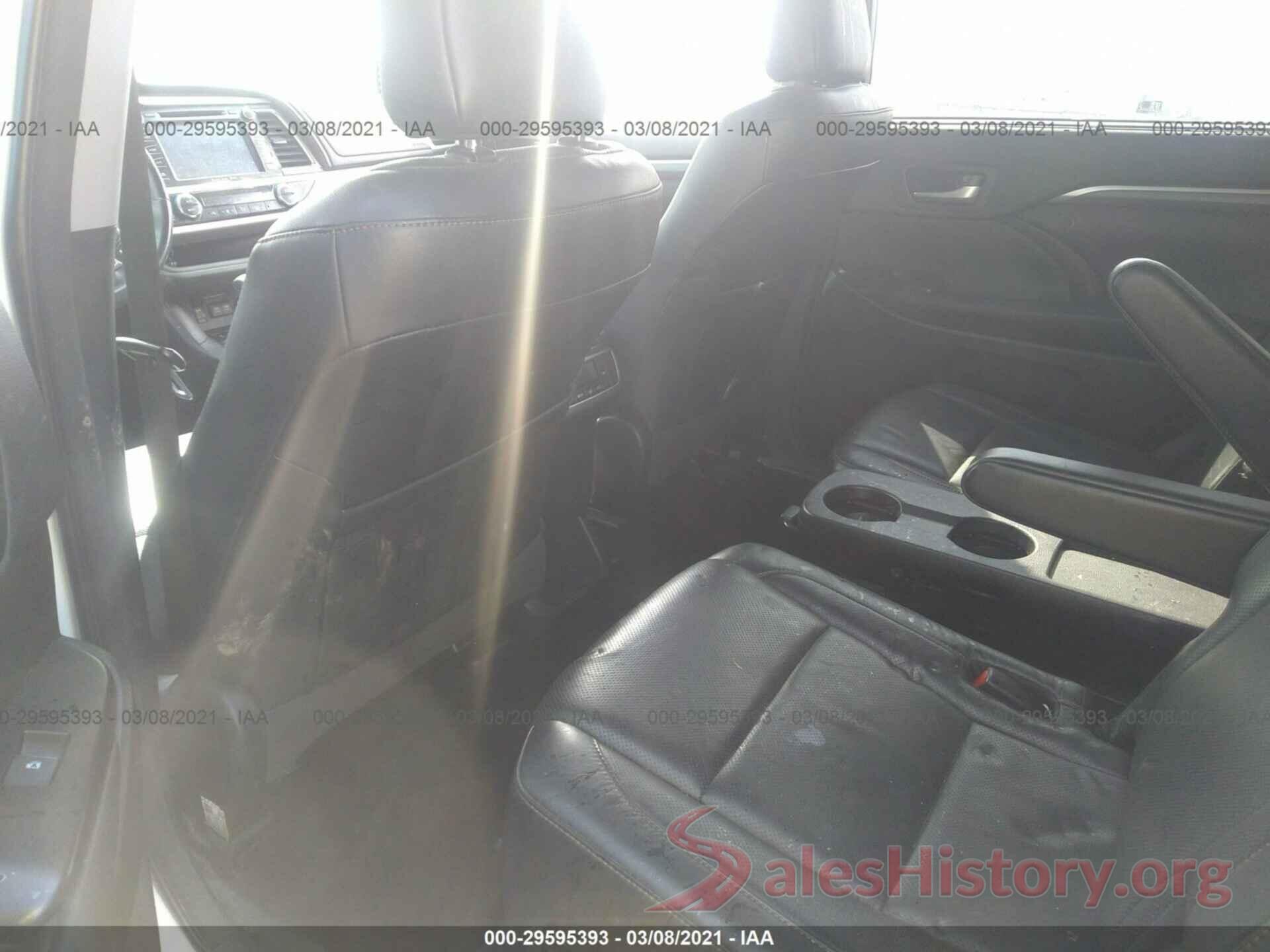 5TDYZRFH0JS254722 2018 TOYOTA HIGHLANDER