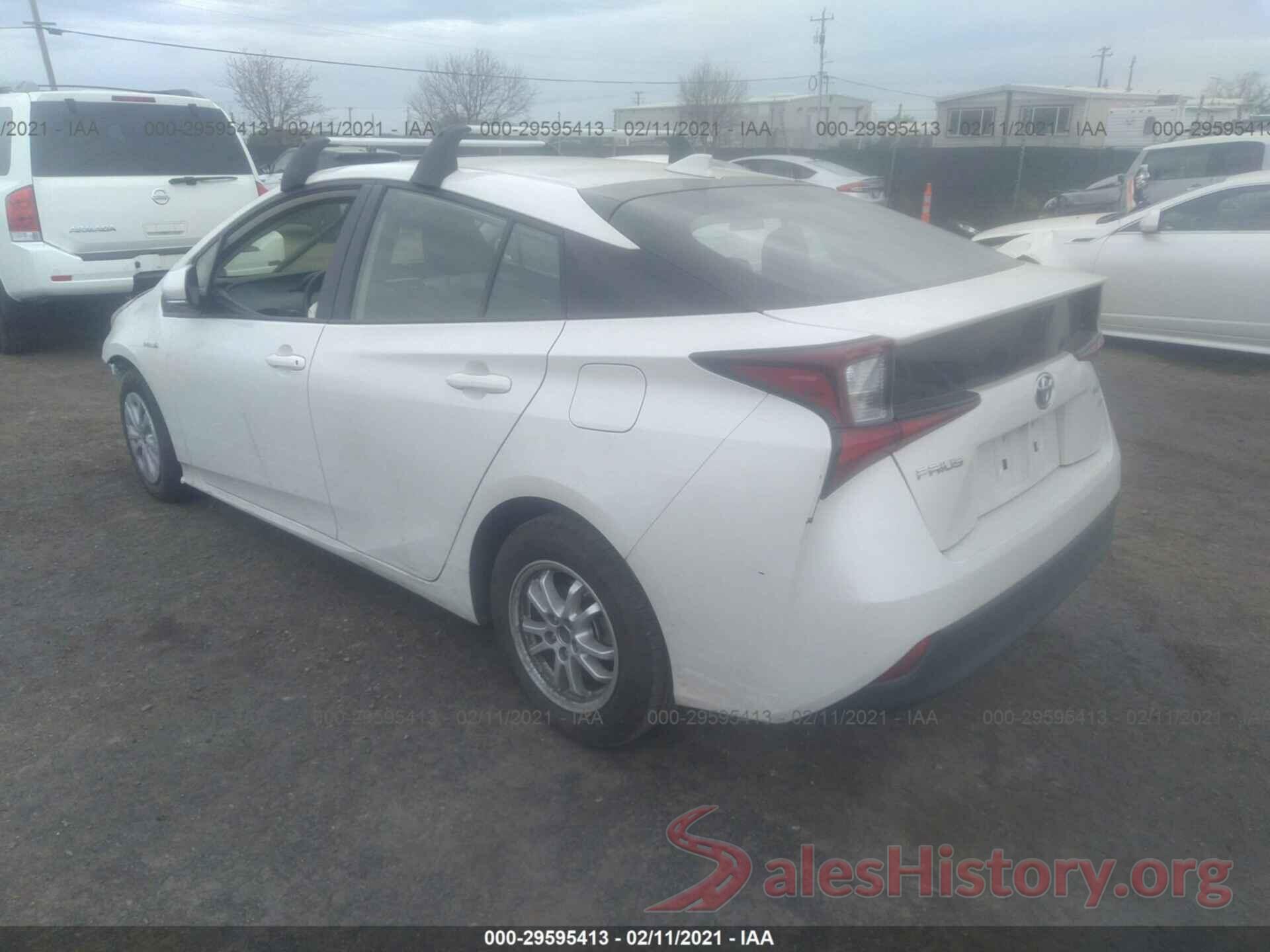 JTDKARFU9K3086737 2019 TOYOTA PRIUS