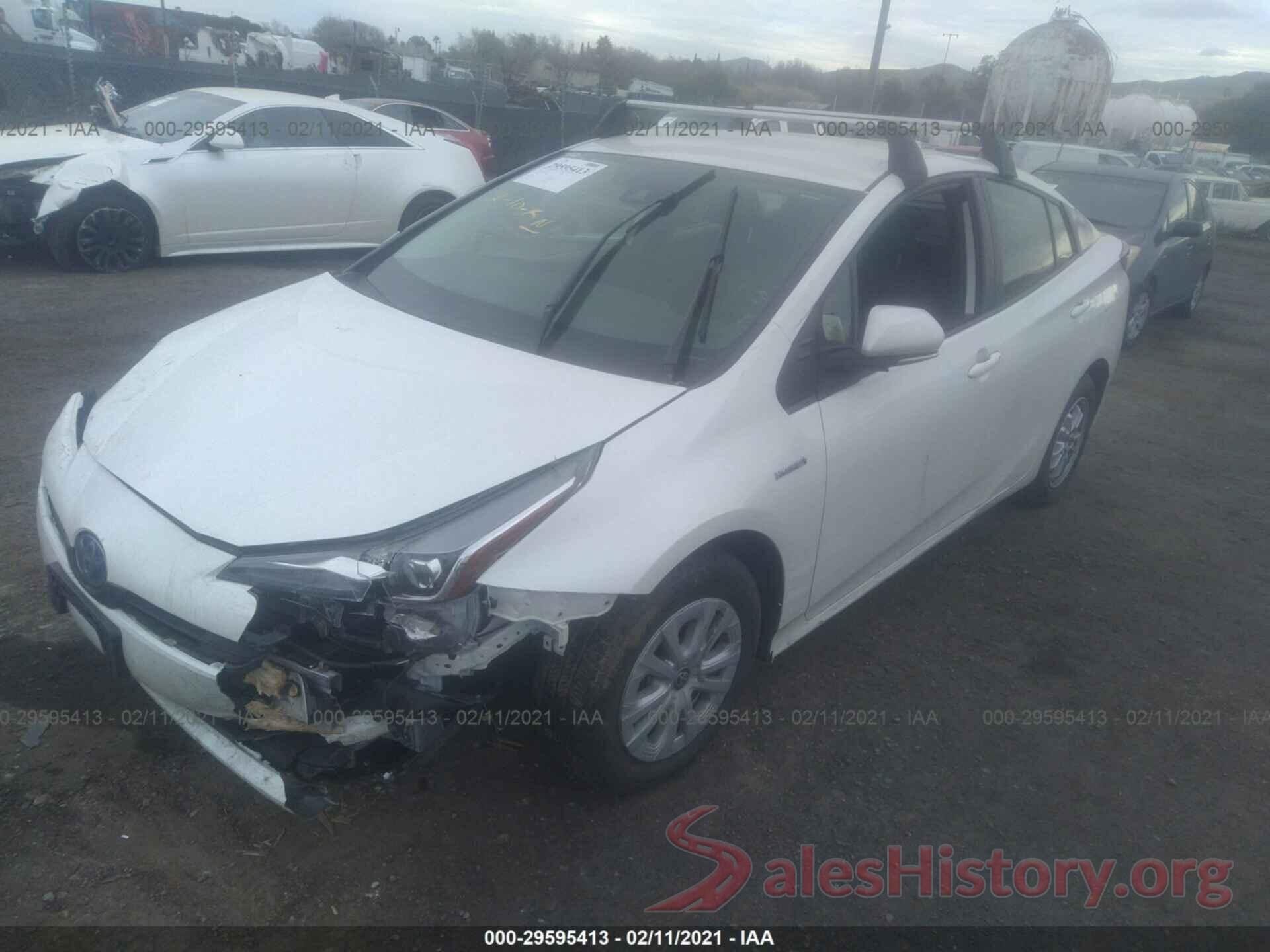 JTDKARFU9K3086737 2019 TOYOTA PRIUS