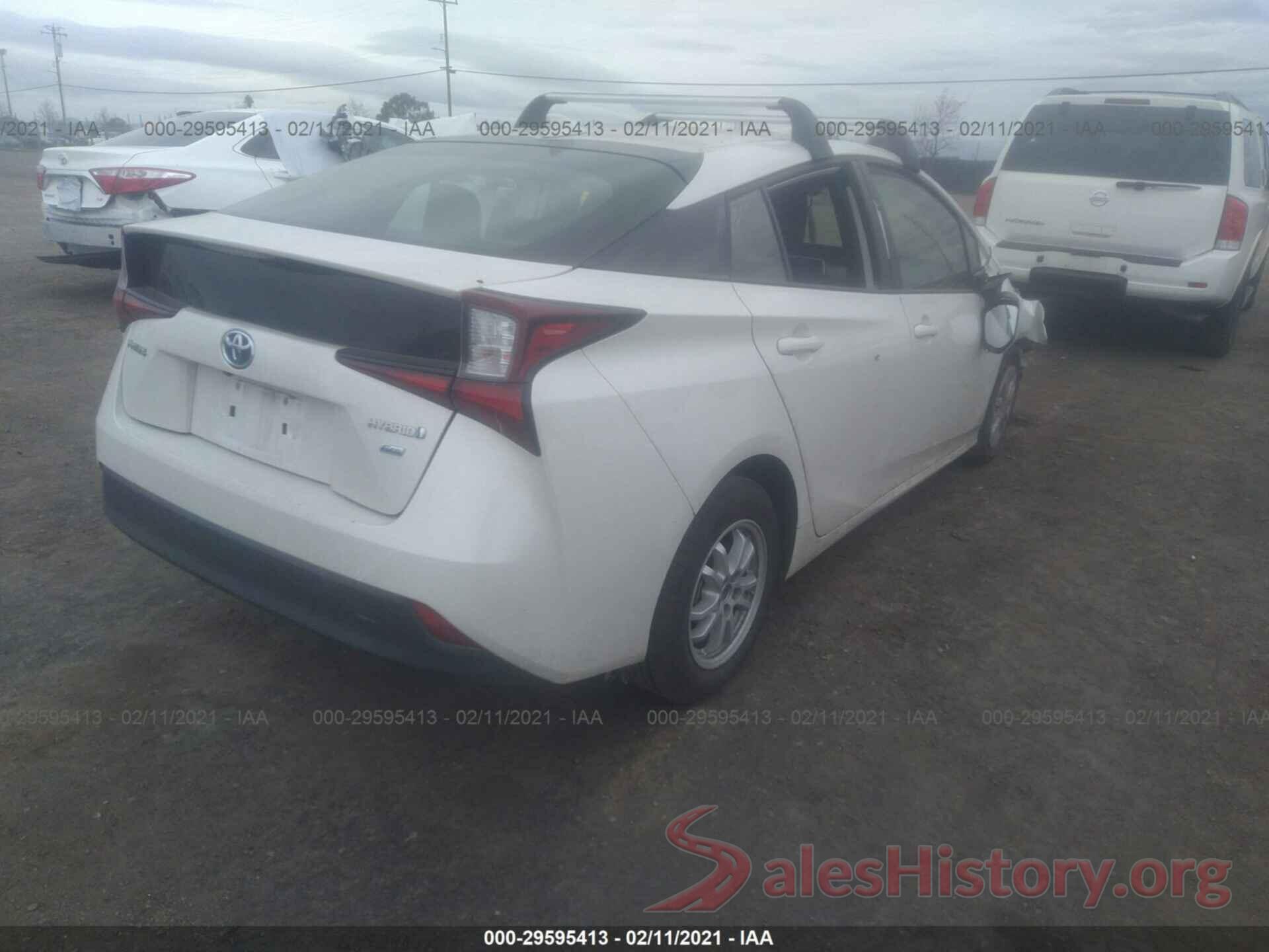 JTDKARFU9K3086737 2019 TOYOTA PRIUS