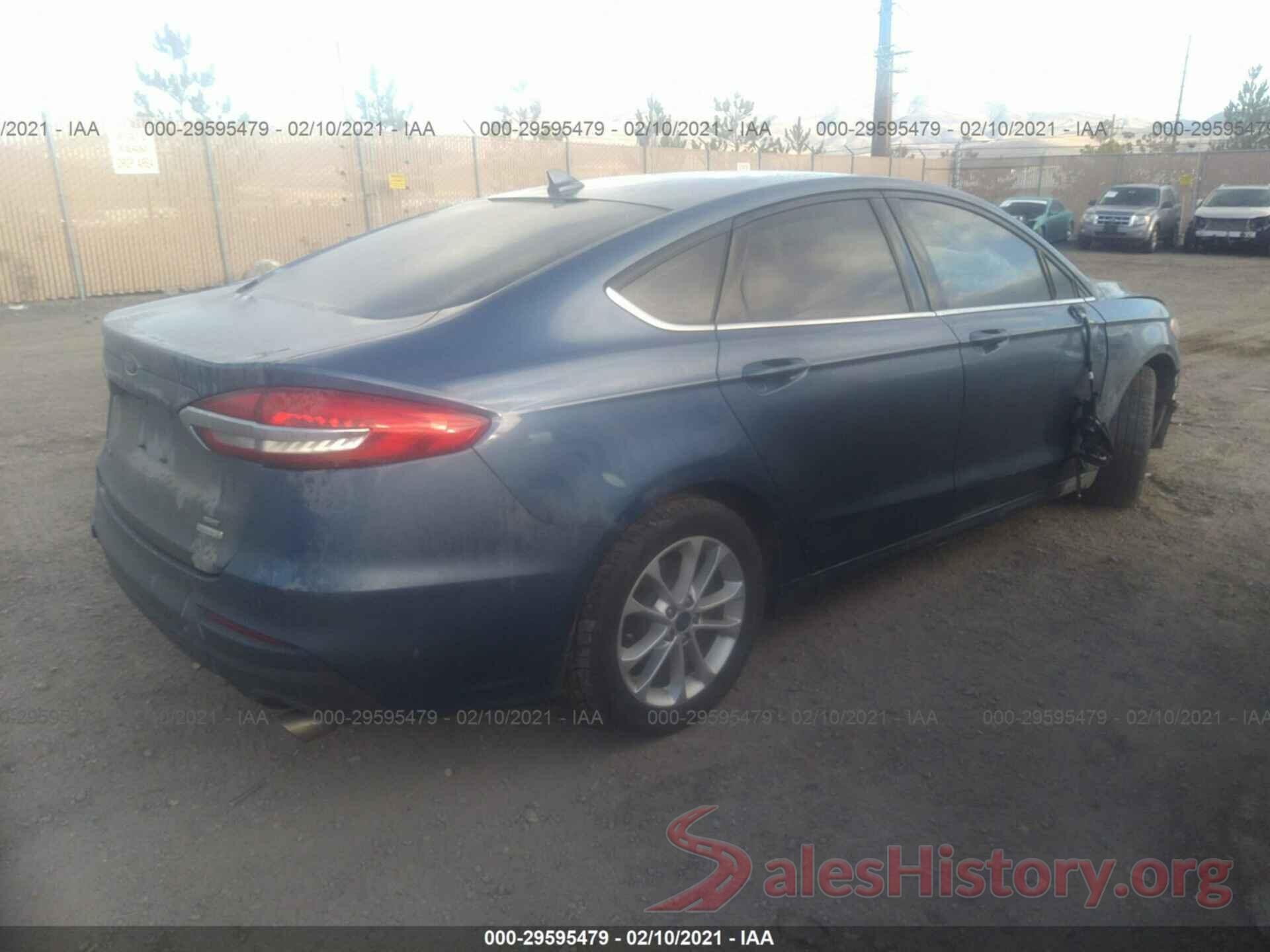 3FA6P0HD2KR115110 2019 FORD FUSION