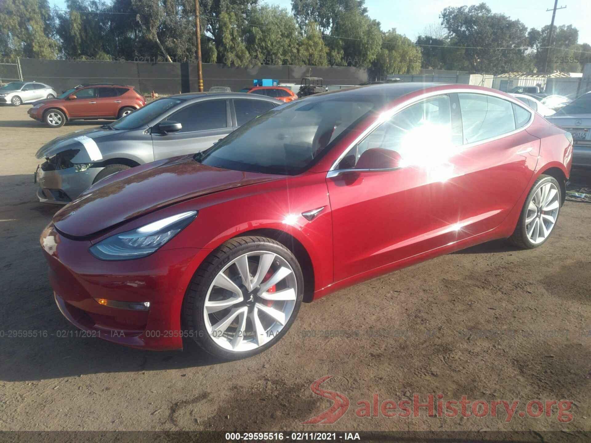 5YJ3E1EB5JF079862 2018 TESLA MODEL 3