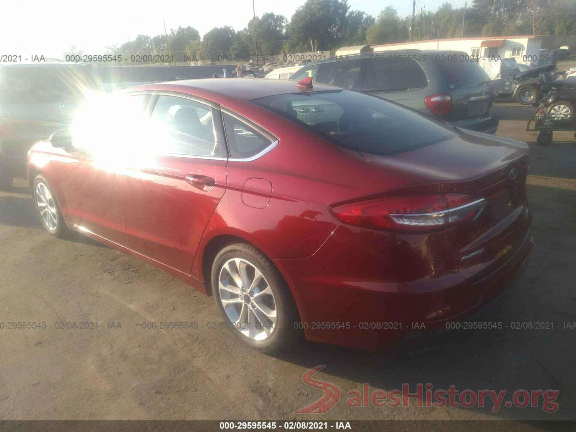 3FA6P0LU7KR135196 2019 FORD FUSION HYBRID