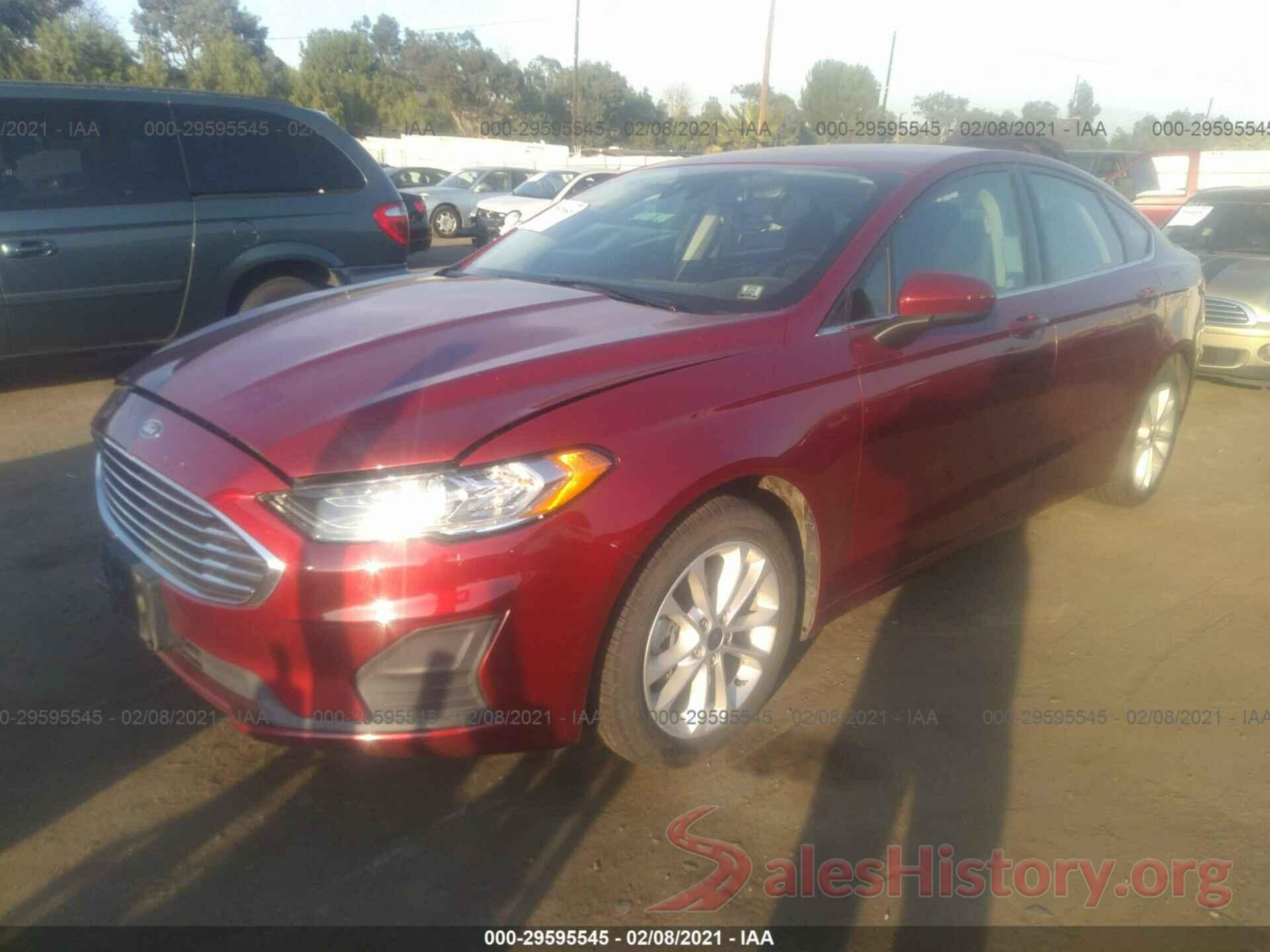 3FA6P0LU7KR135196 2019 FORD FUSION HYBRID