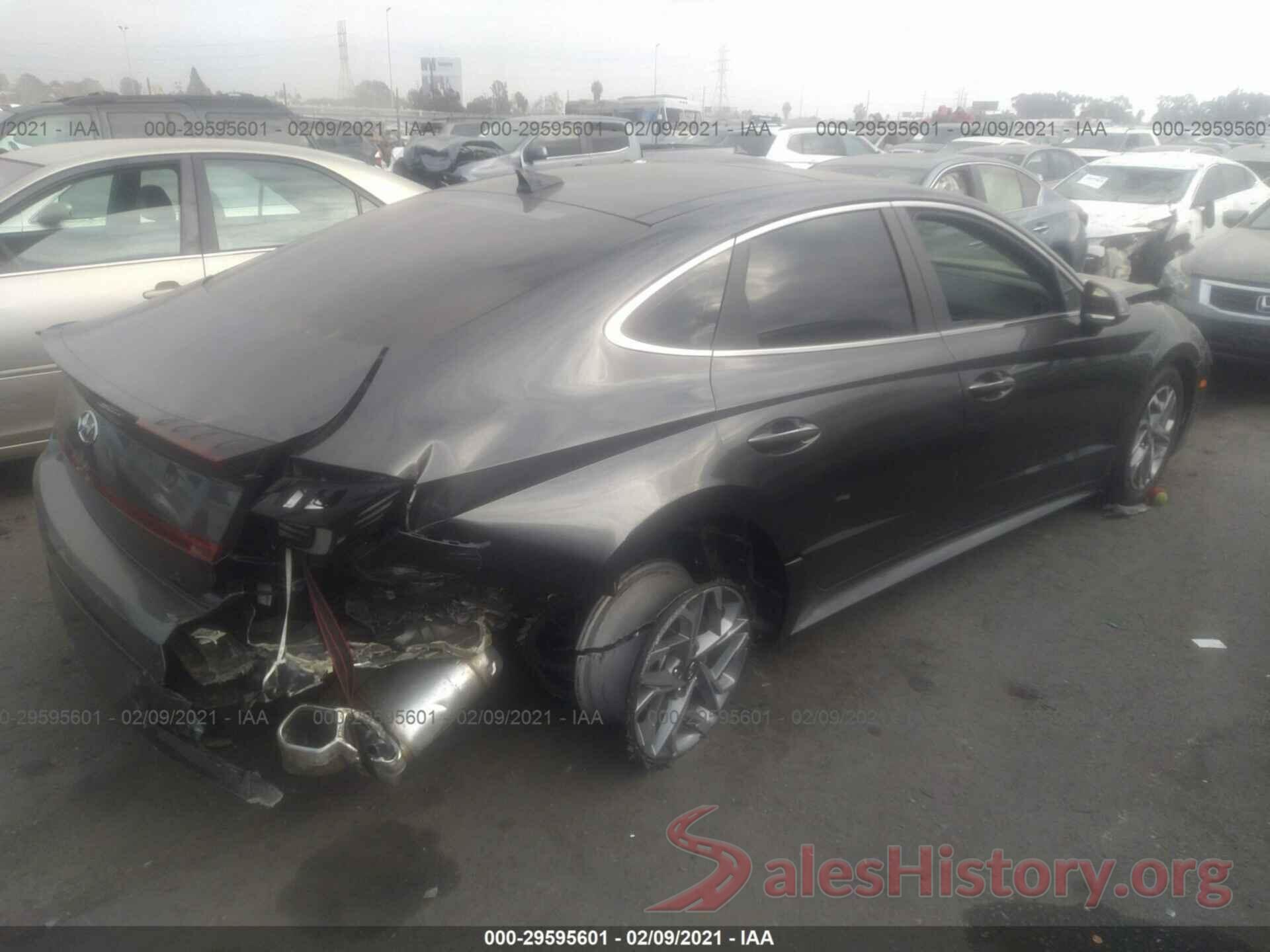 5NPEF4JA1MH095406 2021 HYUNDAI SONATA