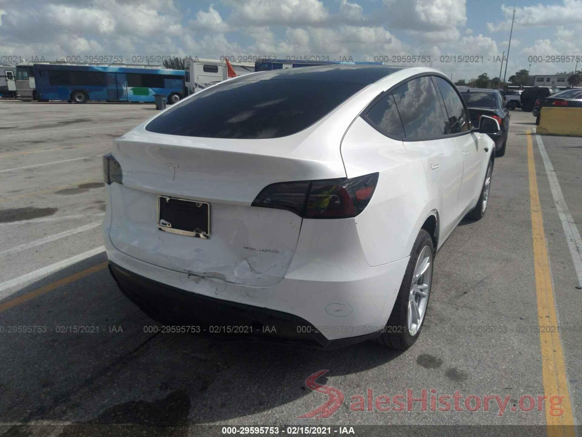 5YJYGDEE9LF032574 2020 TESLA MODEL Y