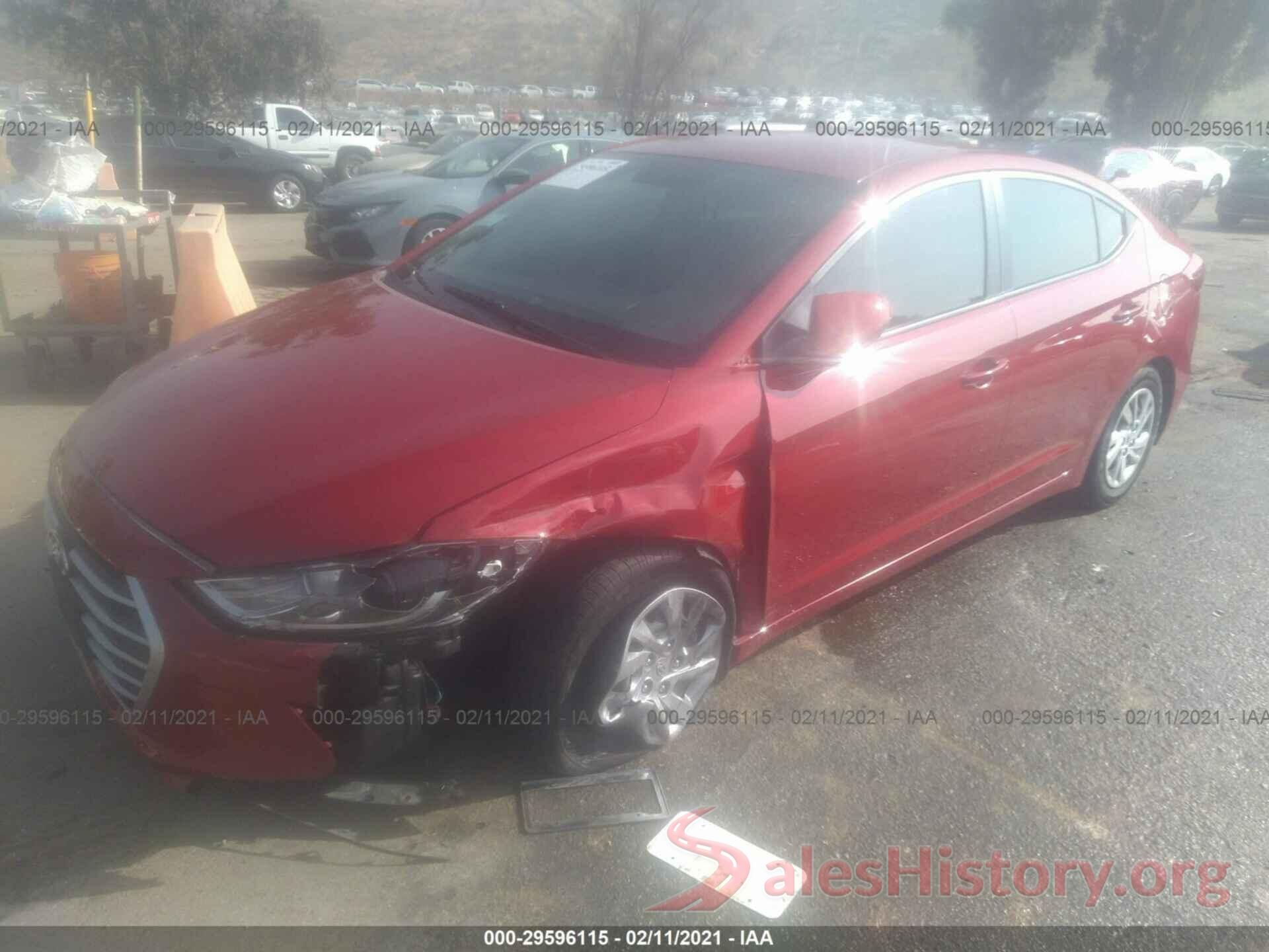 KMHD74LF0JU607378 2018 HYUNDAI ELANTRA